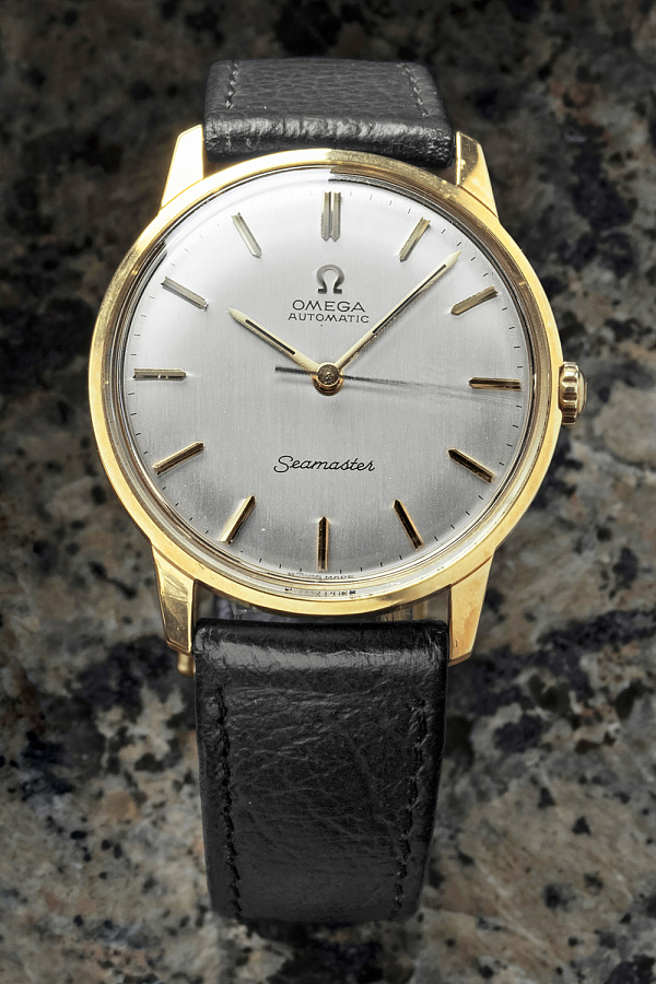 Omega Seamaster 14k Gold w/Original Omega Bracelet – 25 Dials