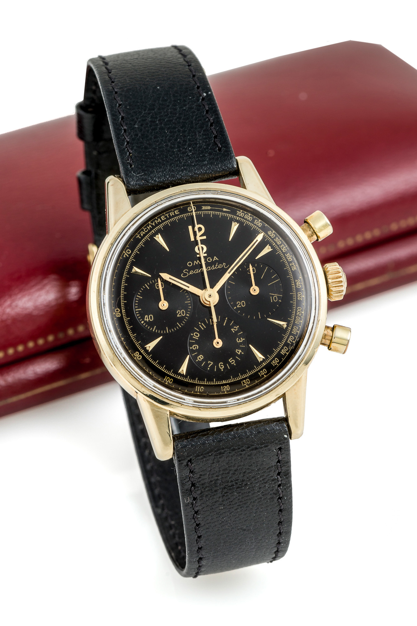 Omega Seamaster 2884 Yellow gold Black 1960 | Important