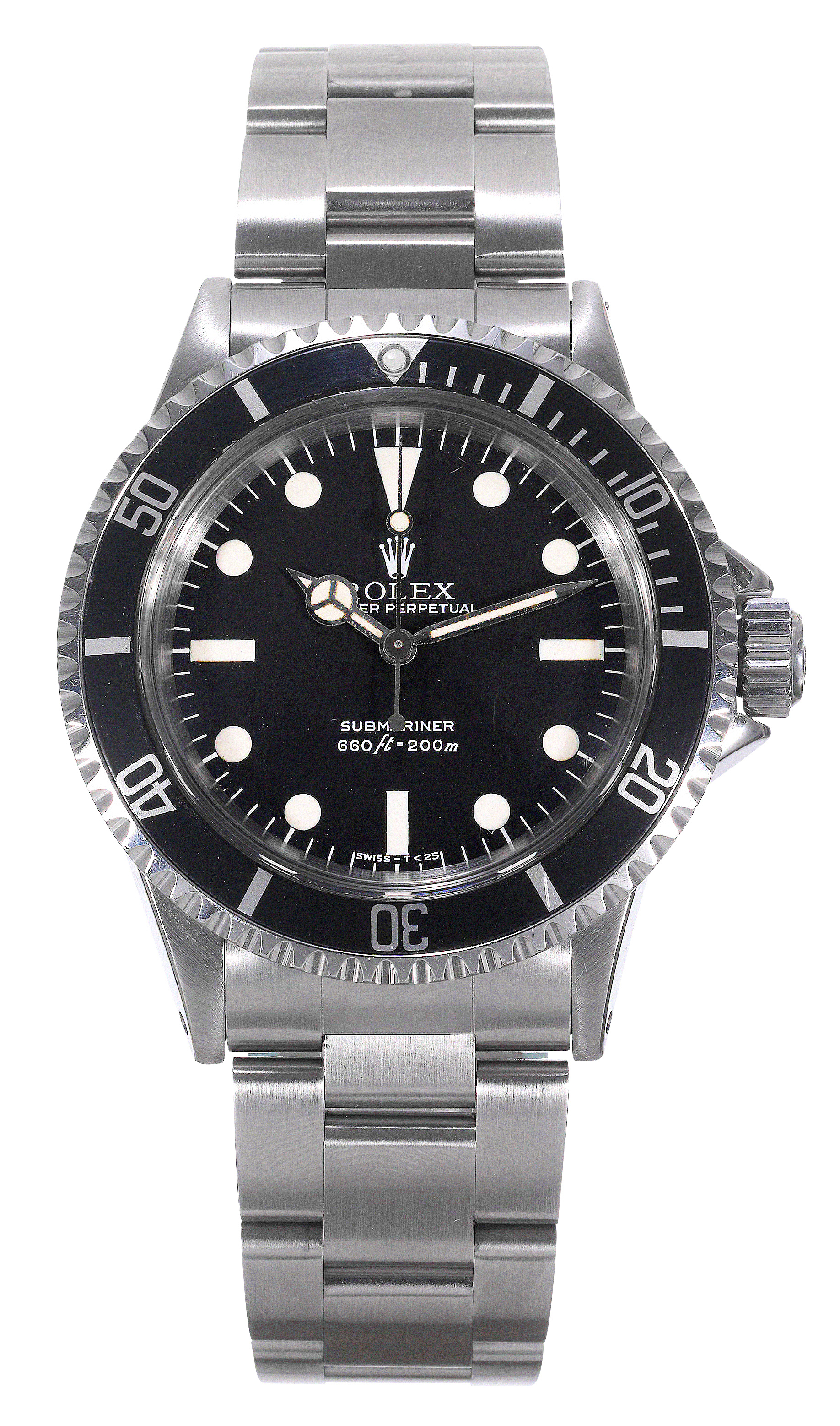 Rolex Submariner 5513 Stainless steel Black 1971 | Important