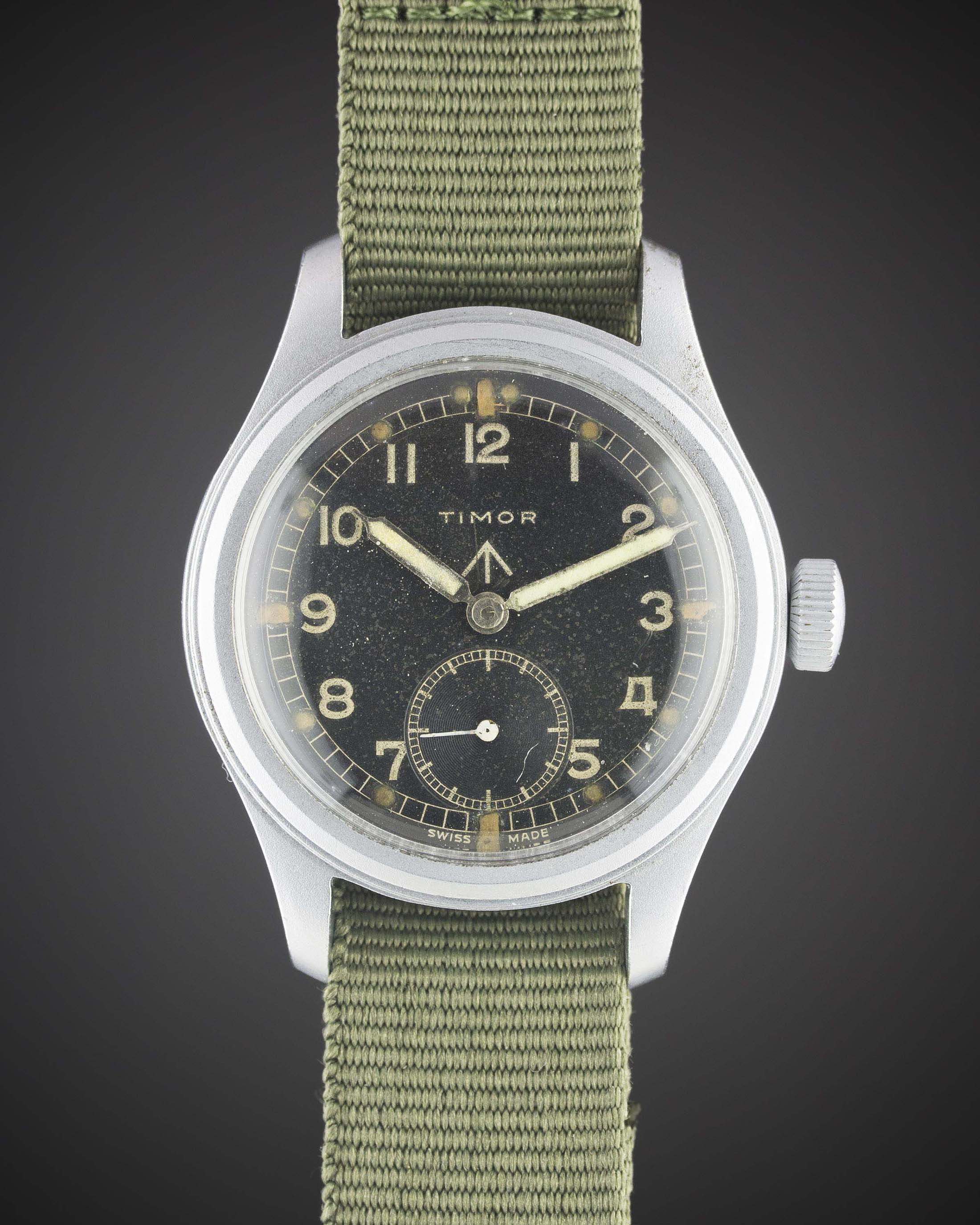 Timor Dirty Dozen Stainless steel Black 1940 Modern Vintage