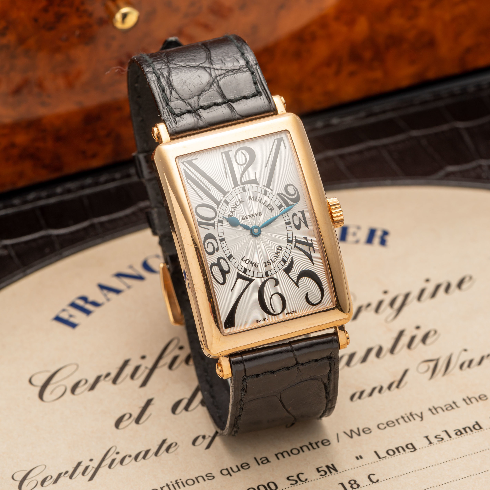 時計 FRANCK MULLER 1000 BC LONG  Franck Muller Long Island Watches | ref 1000 SC | 18ct Rose Gold