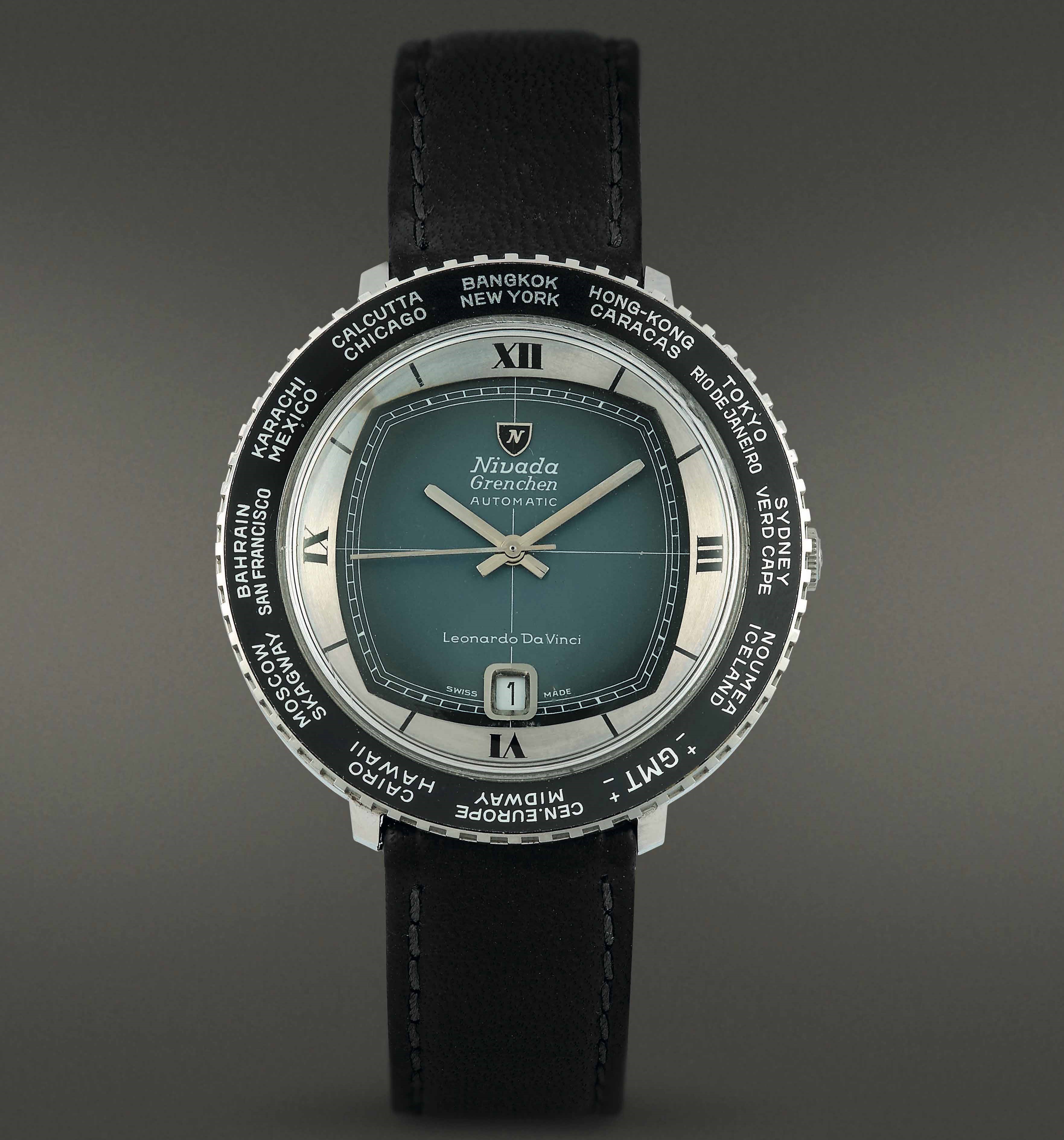 Nivada grenchen 57070 Stainless steel Green 1970 | The One, for
