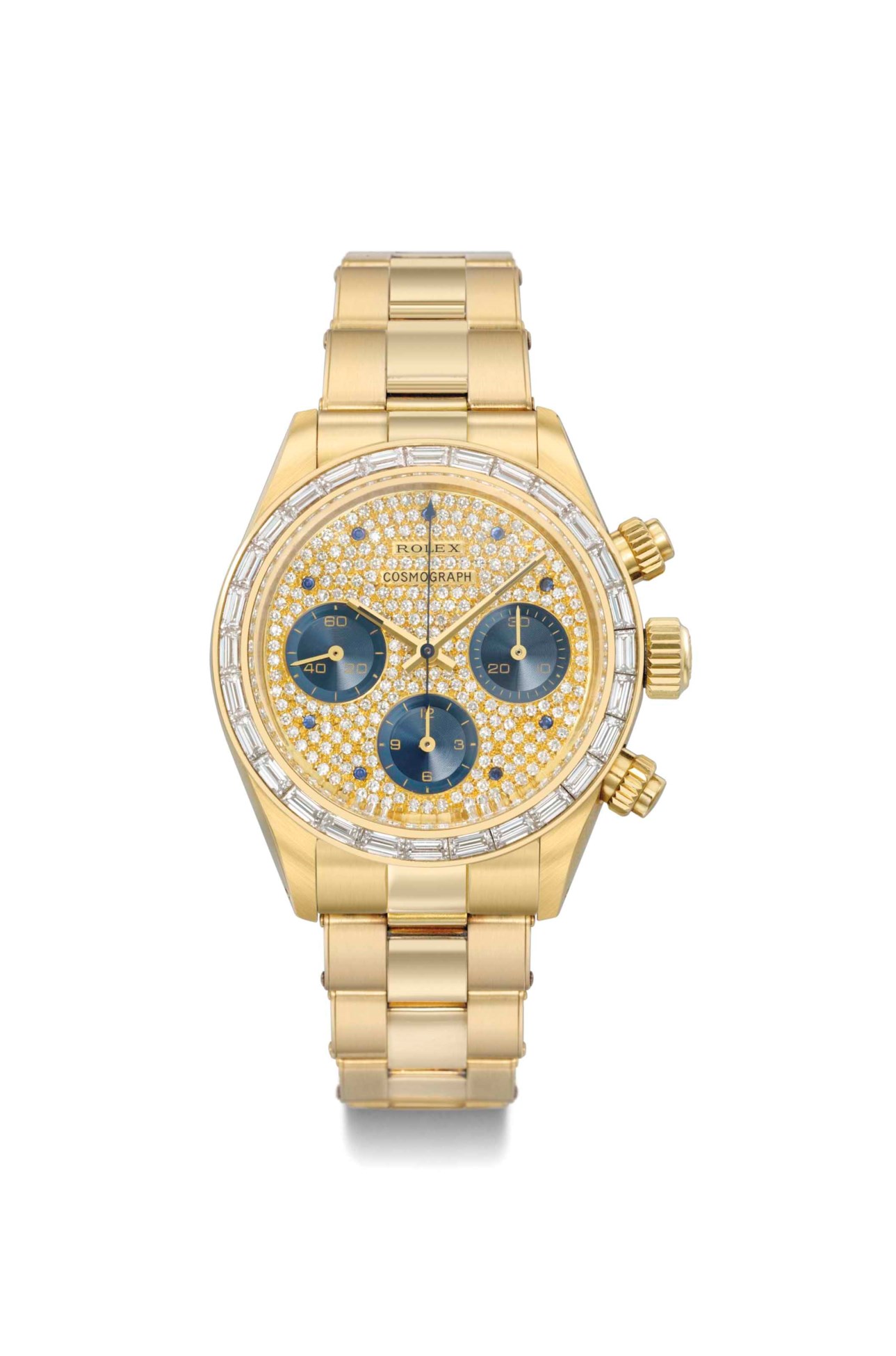 ロレックス rolex #3 Rolex Daytona 6270/6263 Yellow gold Paved 1985 | Important Watches