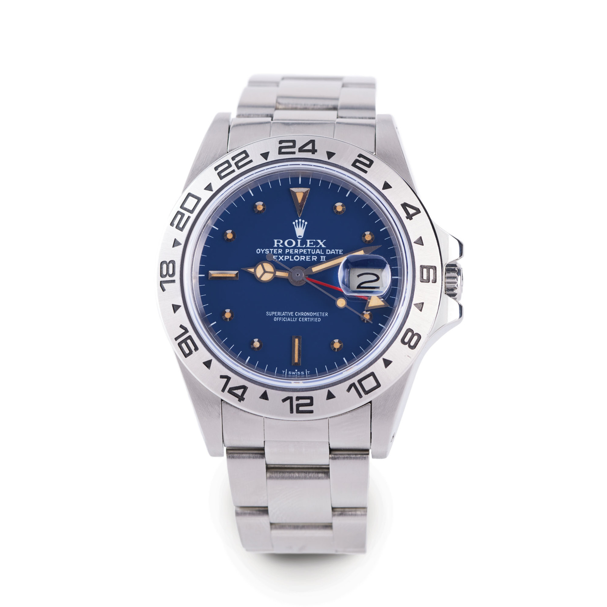 Rolex Explorer II 16550 Stainless steel Blue 1985 | Important