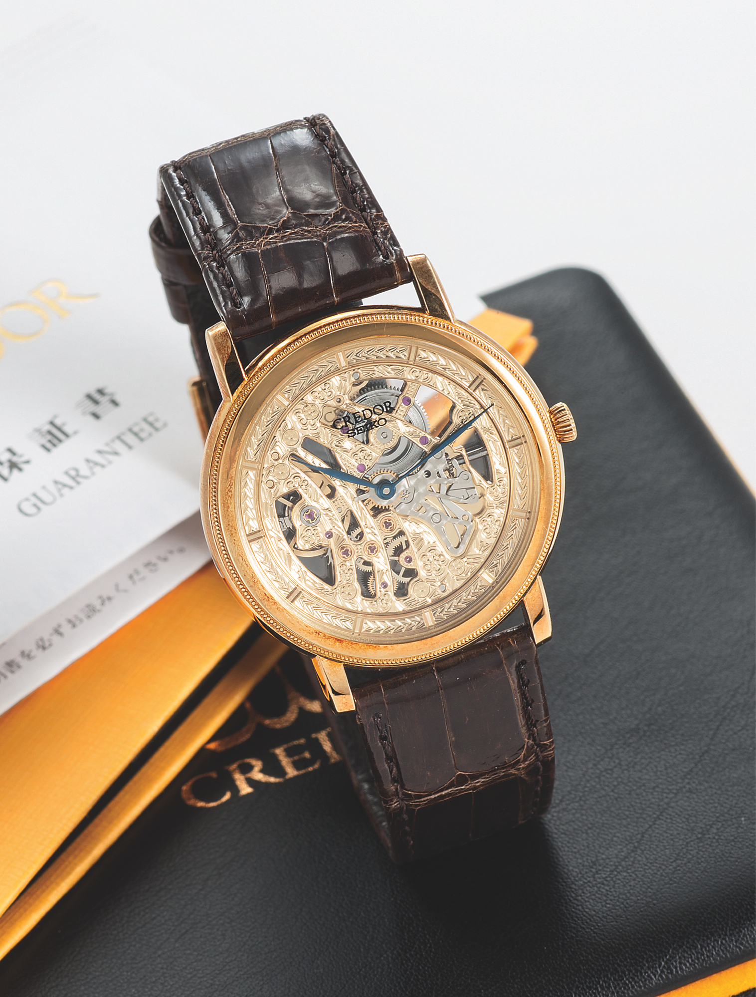 みみ　CREDOR SEIKO ※ジャンク セイコー クレドール シグノ スケルトン GBBD998 | アルファ