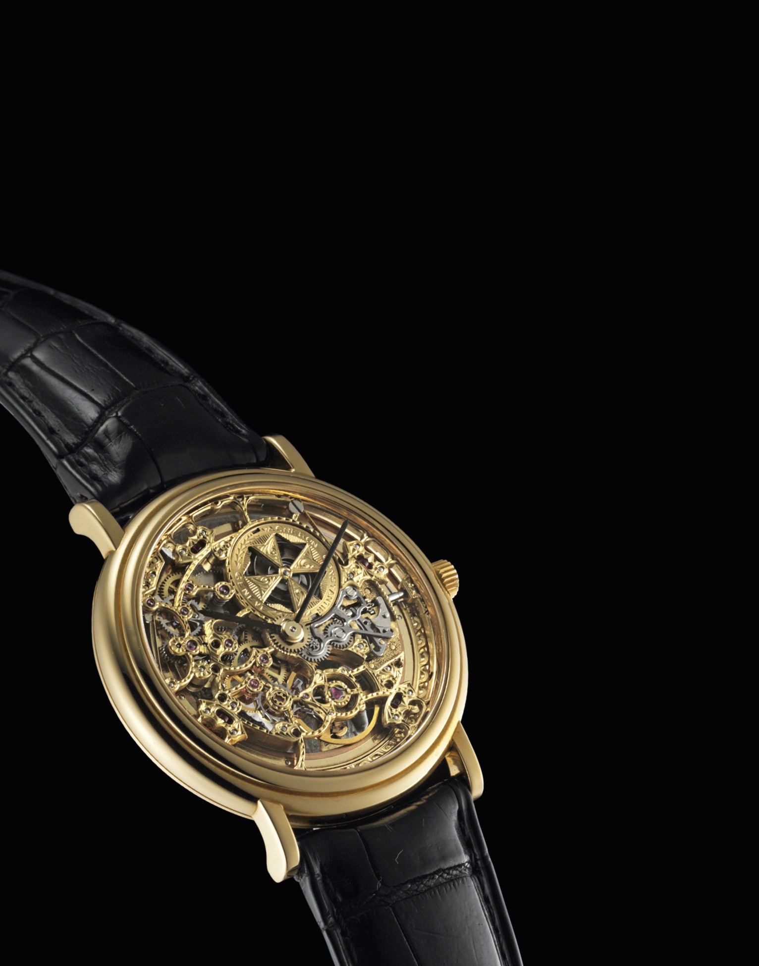Vacheron Constantin 43038 Yellow gold Skeletonized 1990 Hong