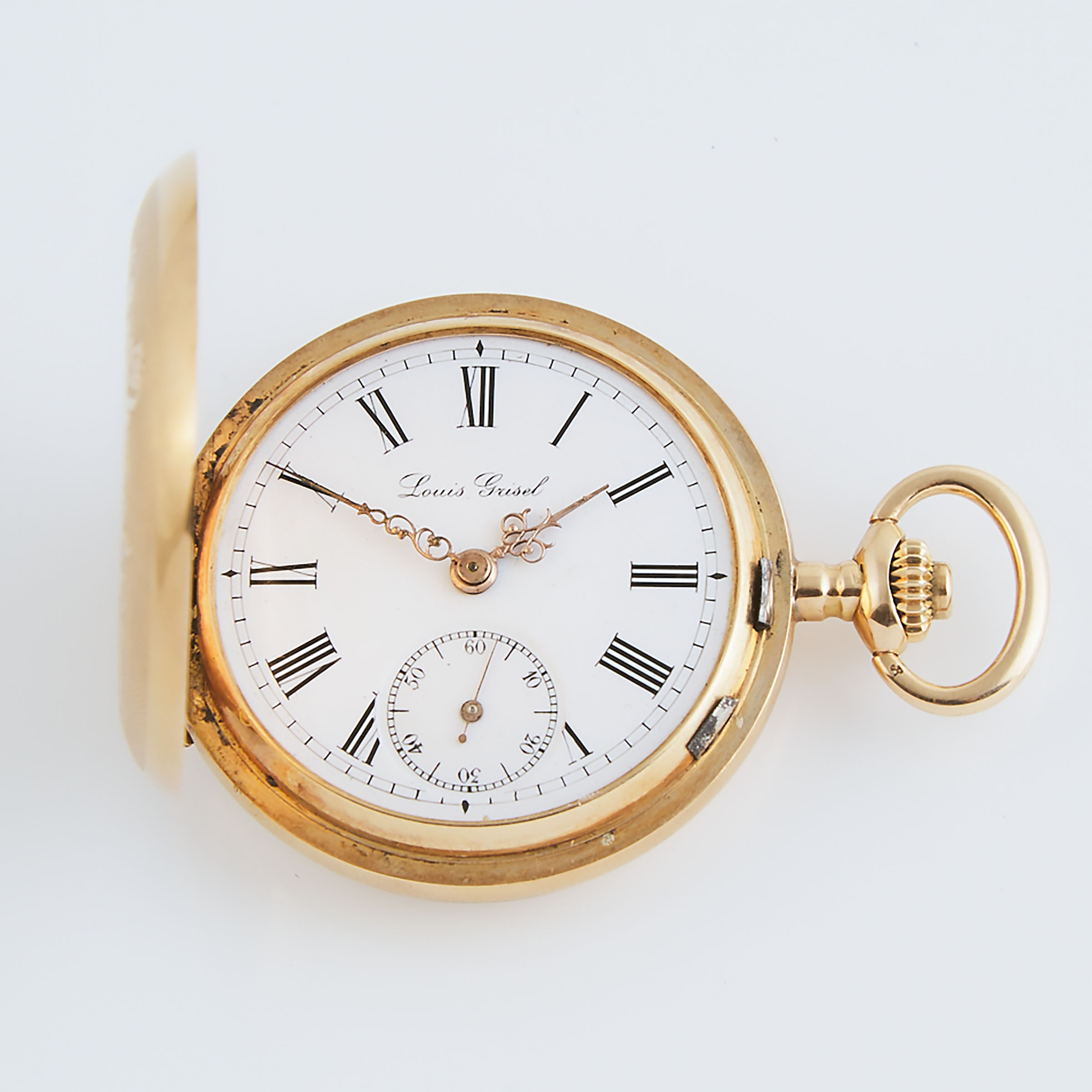 Louis Grisel 14k gold pocket watch Louis Grisel Rose gold 1910 Germany | Watches | Lot 06-03370  main image 3