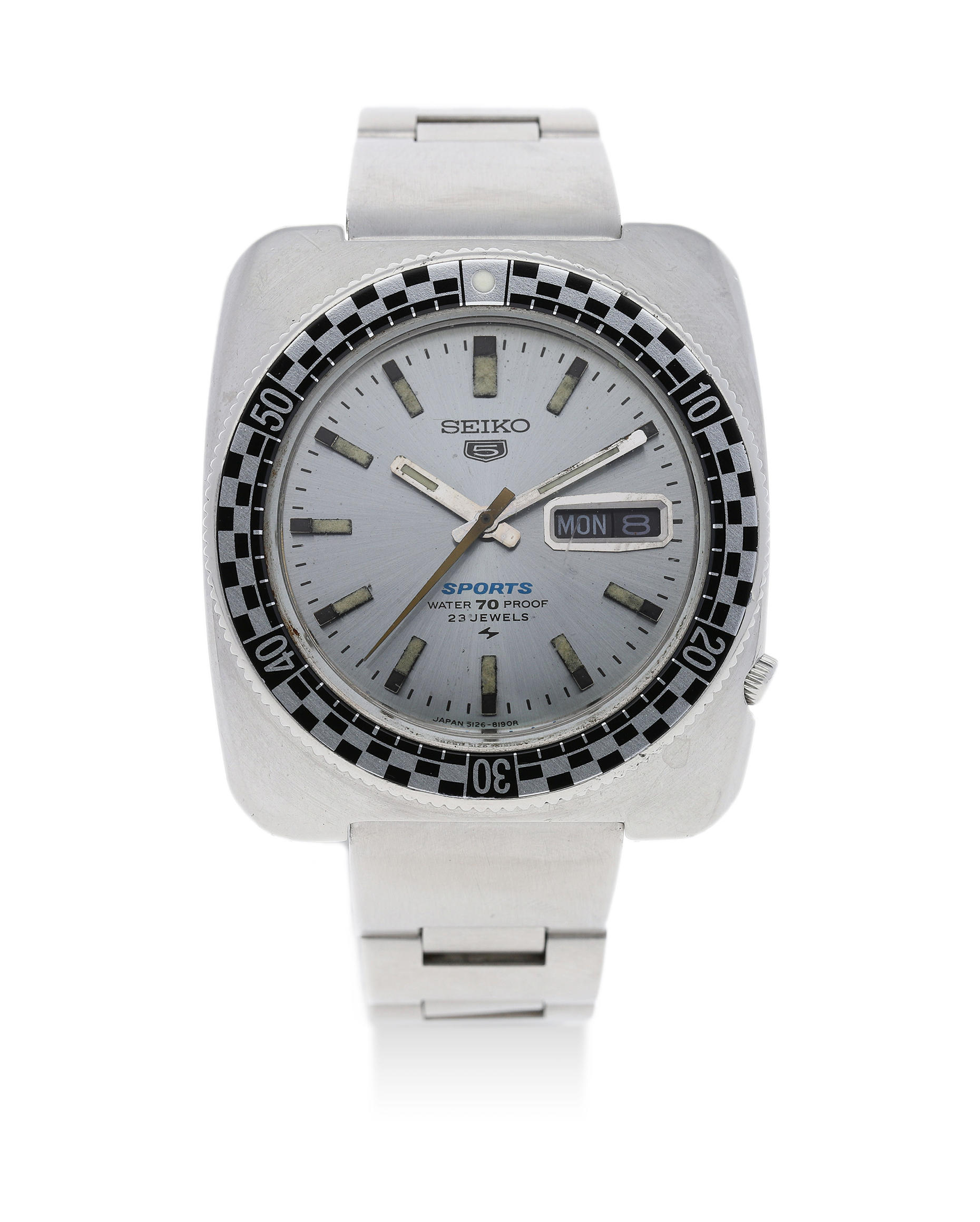 SEIKO 5SPORTS(5126-8130)1969年 SEIKO Watch Men's 5 Sports Ref.5126-8130 Made in 1969