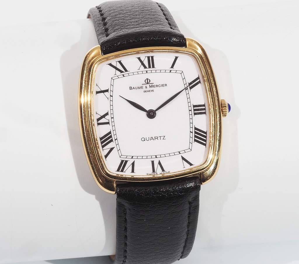 Baume & Mercier アンティーク ブラウン革ベルト 腕時計 3F534B05-0D96-4CDE-84C3-