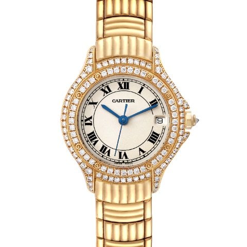 Cartier Cougar 11711 Yellow gold Silver | Dealer | EveryWatch