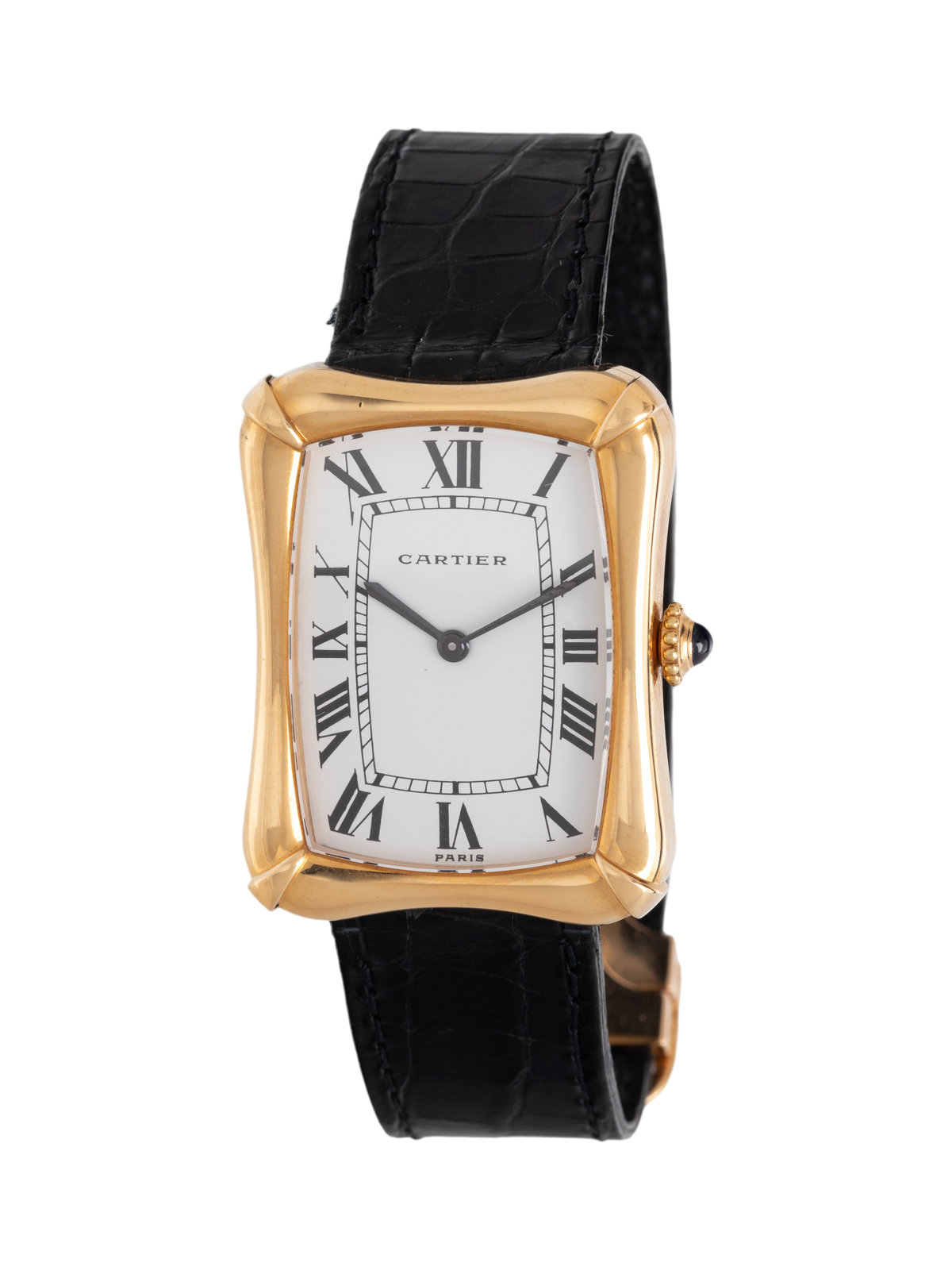 Cartier Bamboo Coussin 78102 Yellow gold White 1970 | Watches