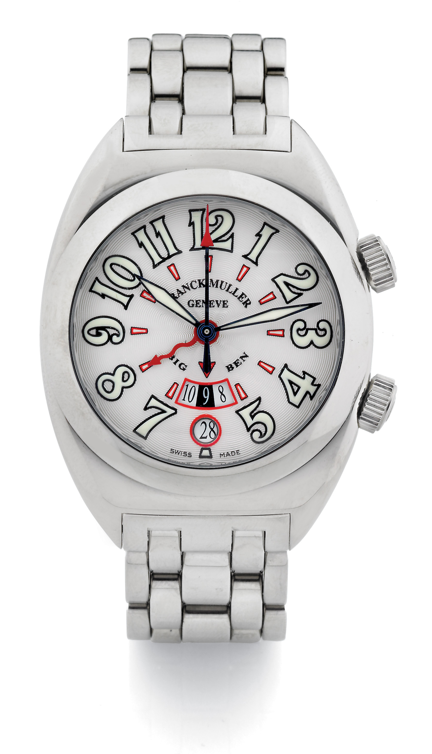 Franck Muller Big Ben GMT 2000 Stainless steel Silver 2001
