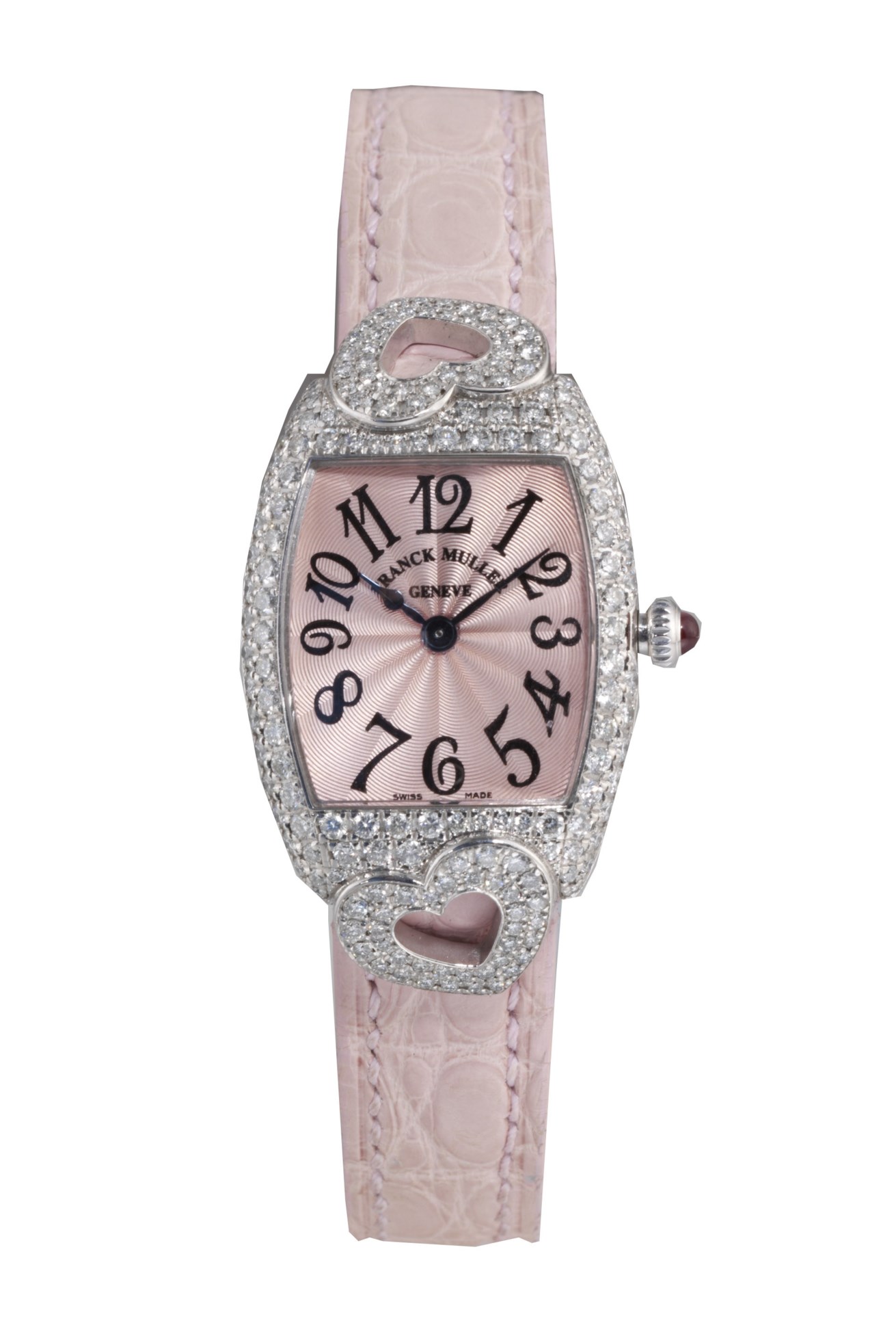 Franck Muller Cintrée Curvex Coeur 2250 QZ HJ White gold