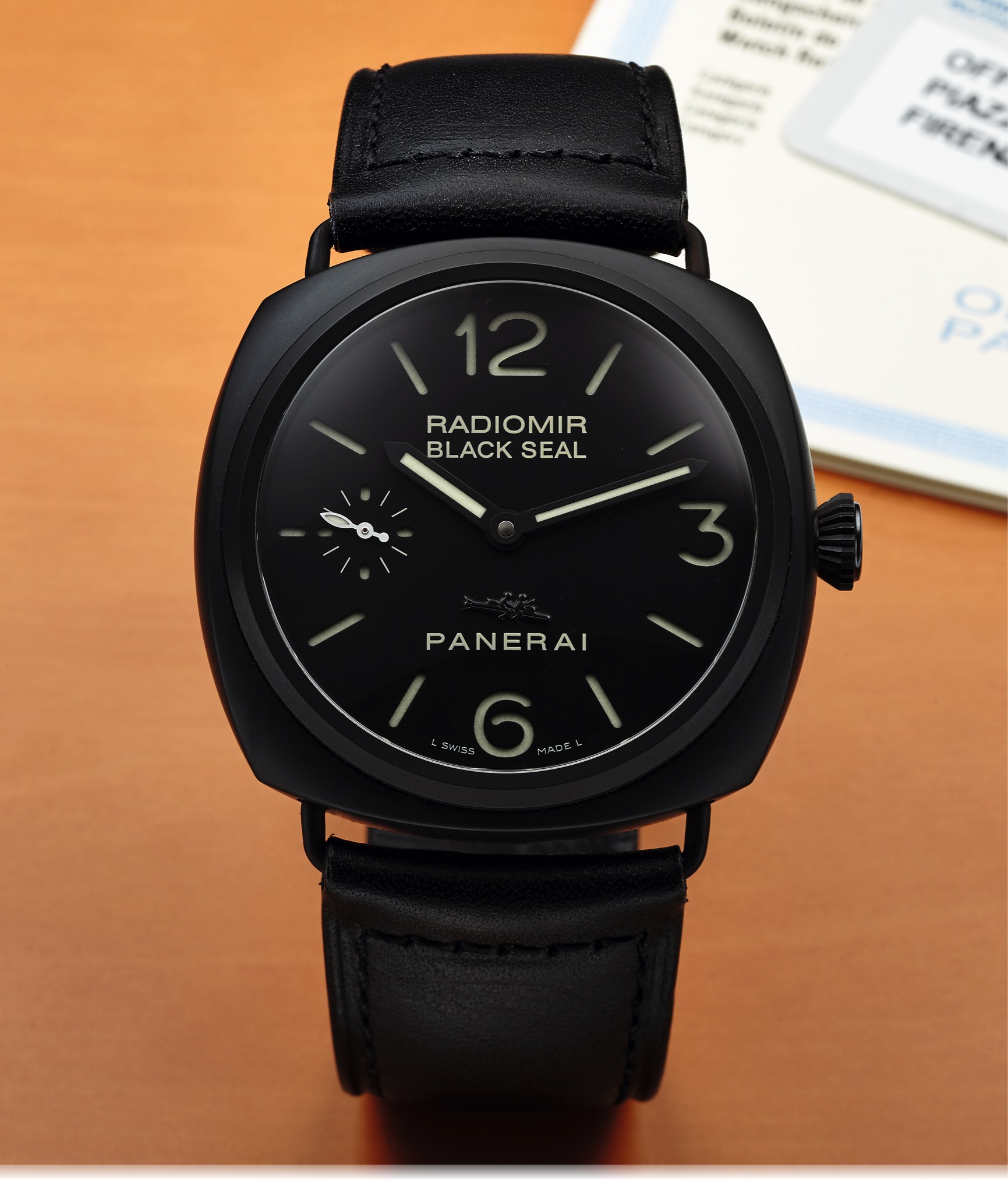 PANERAI ボールペン 本体 ブラック Panerai Radiomir OP 6723 Ceramic Black 1860 | Important Modern