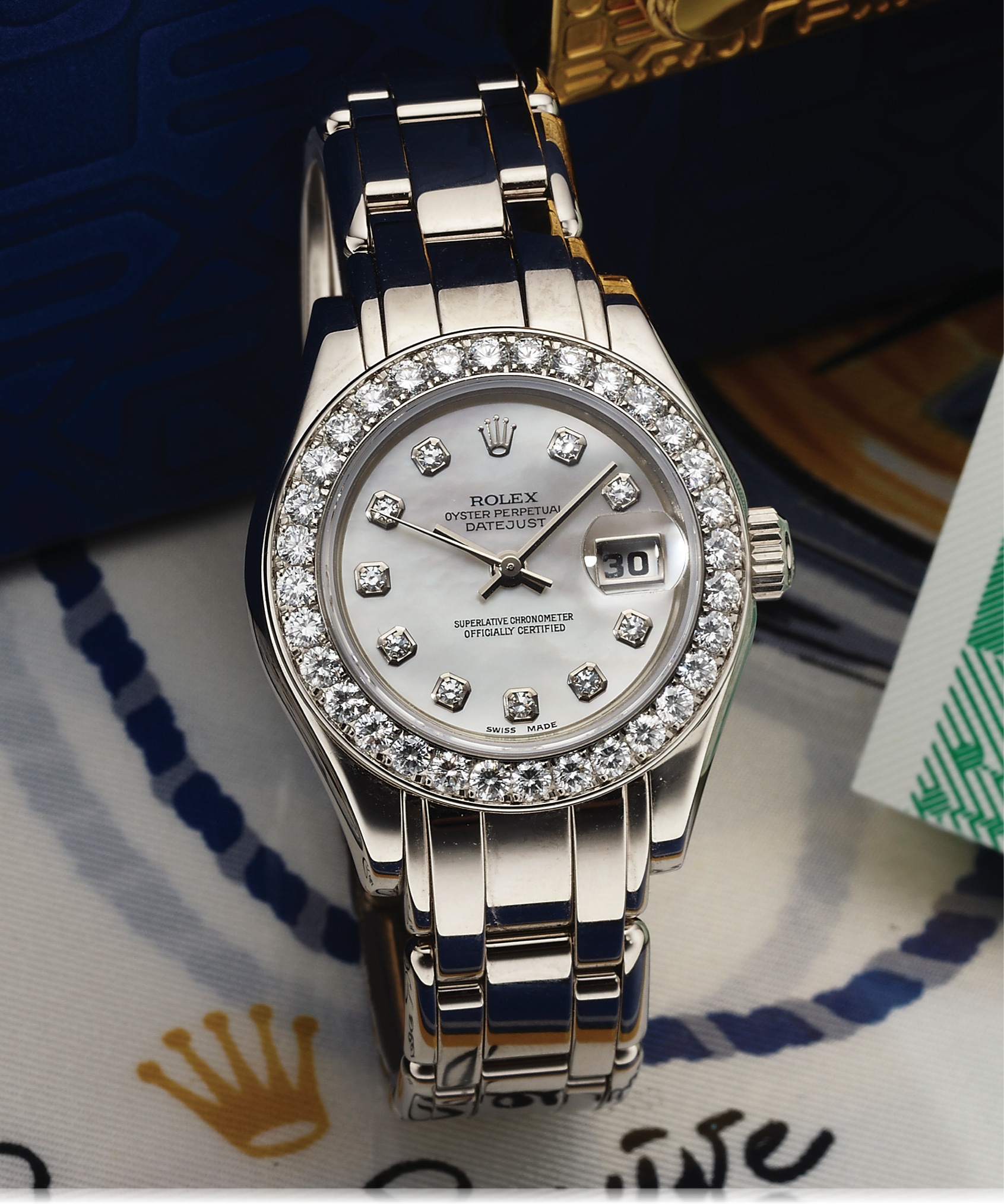 Rolex Pearlmaster 69299 White gold White 1998 | Important Modern