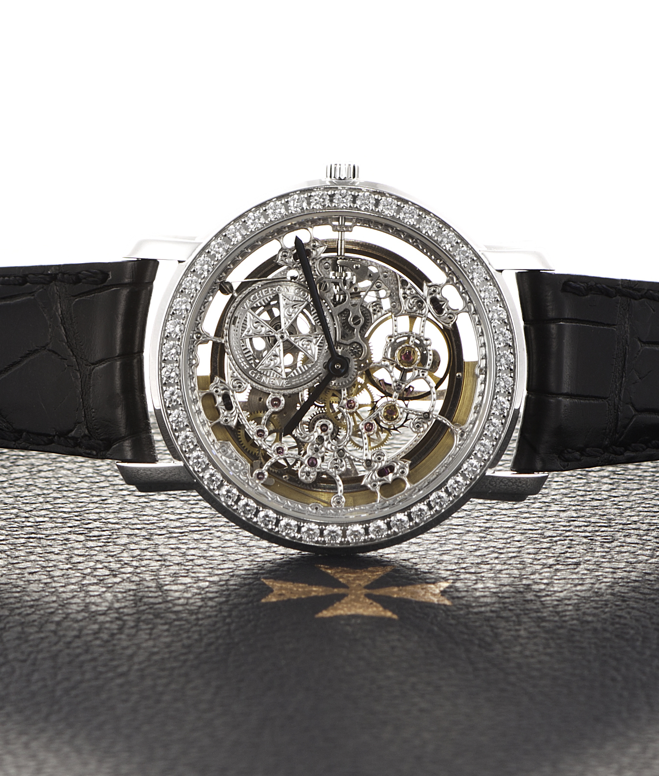 古銅半鐘 [B25187] AUDEMARS PIGUET | A YELLOW GOLD SKELETONIZED WRISTWATCH