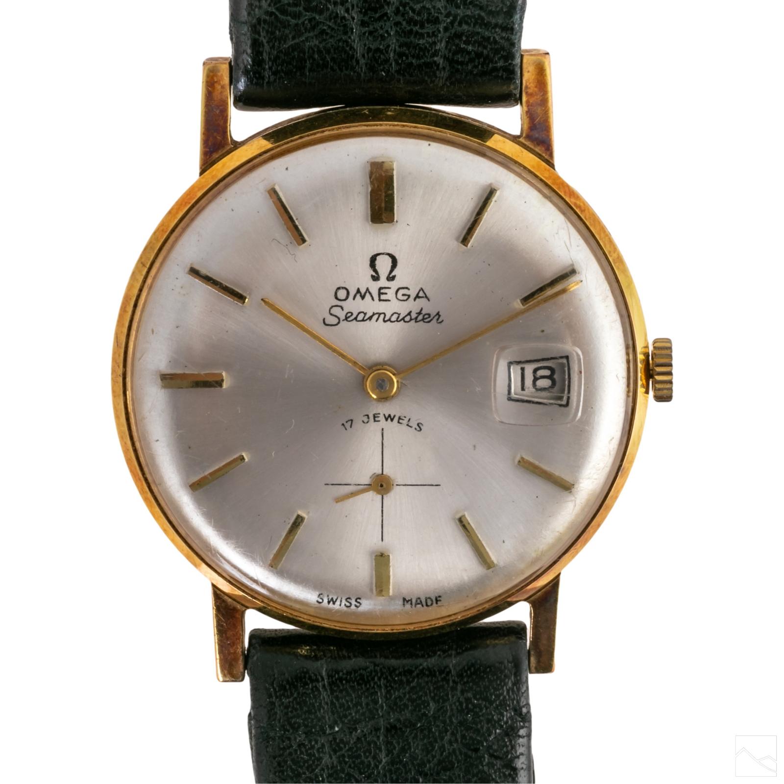 Omega Seamaster 42864 18k gold Silver | Glitz & Glamour with a