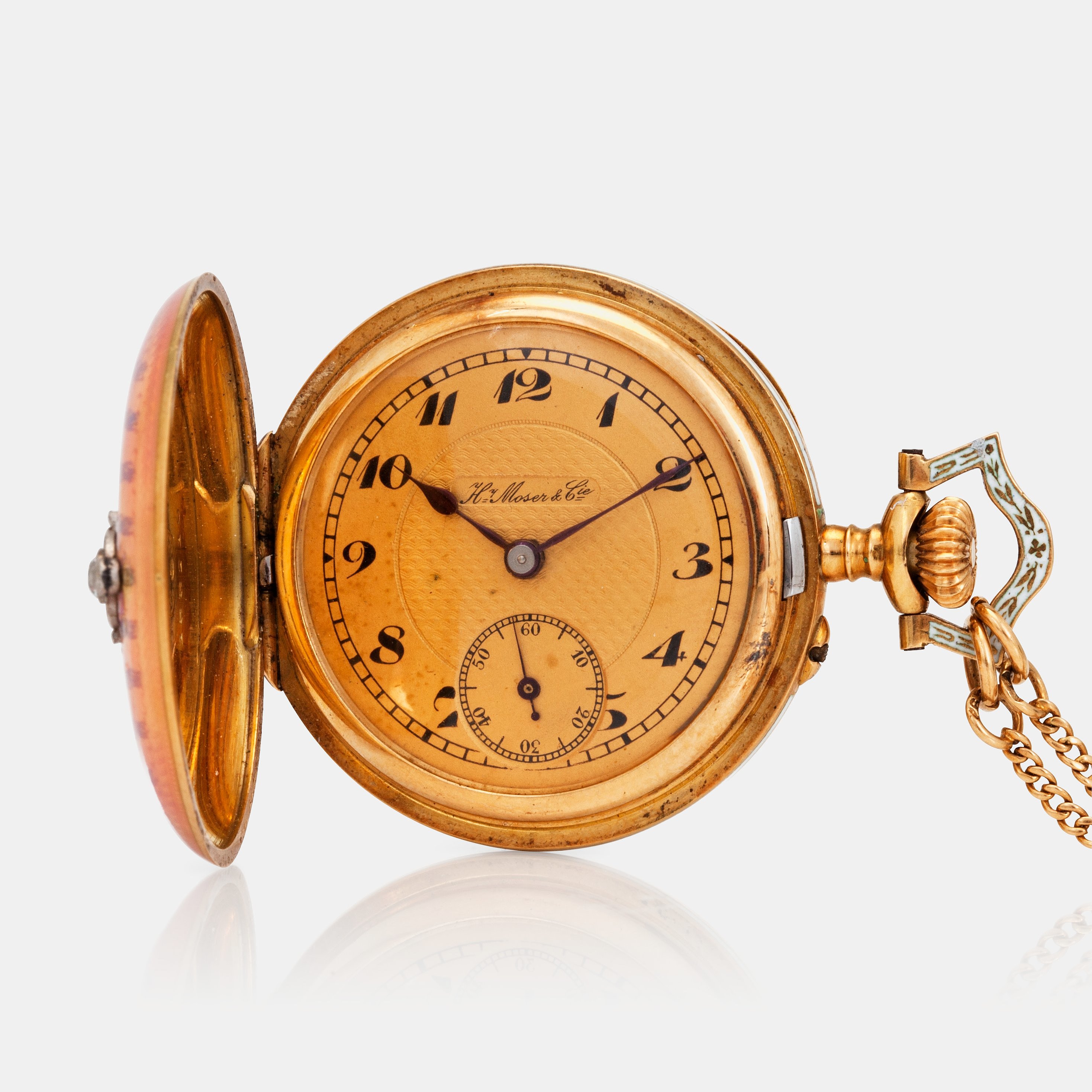 Moser Yellow gold Champagne 1900 Klassiska Lot 980