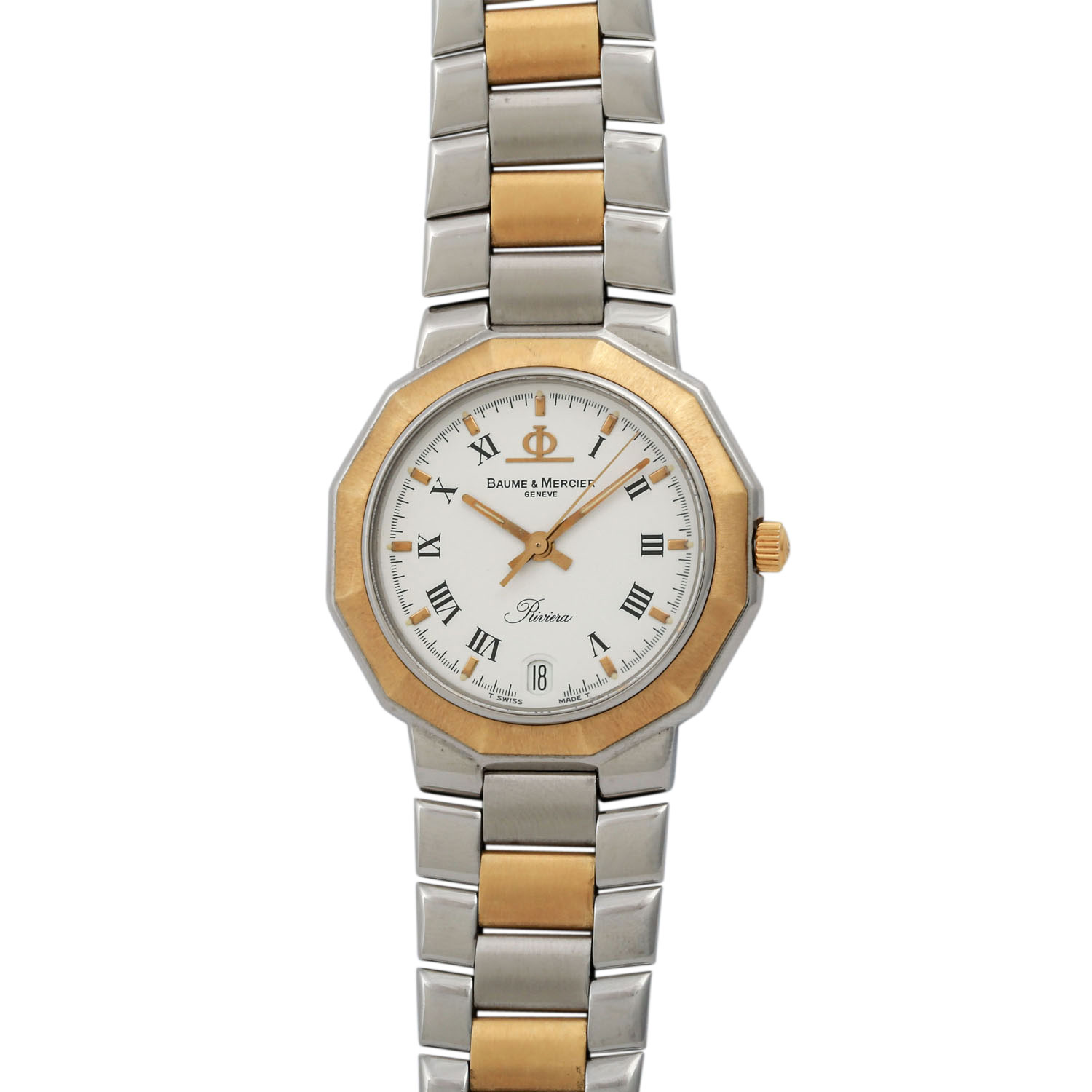 Baume & Mercier Riviera 5130.038 Stainless steel White 