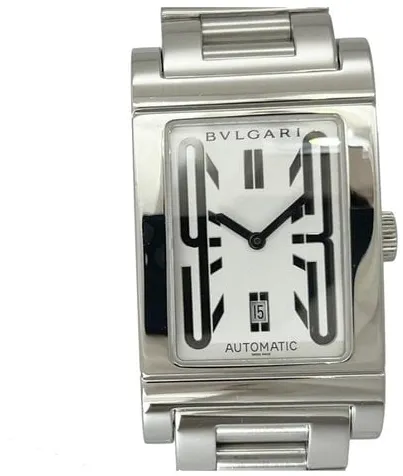 Bulgari Rettangolo RT45S Stainless steel White Japan | Dealer | EveryWatch