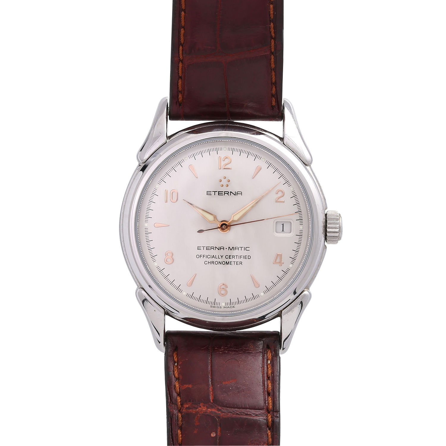 Eterna 1948 8423.41 Stainless steel White 1948 | EPPLI AM MARKT