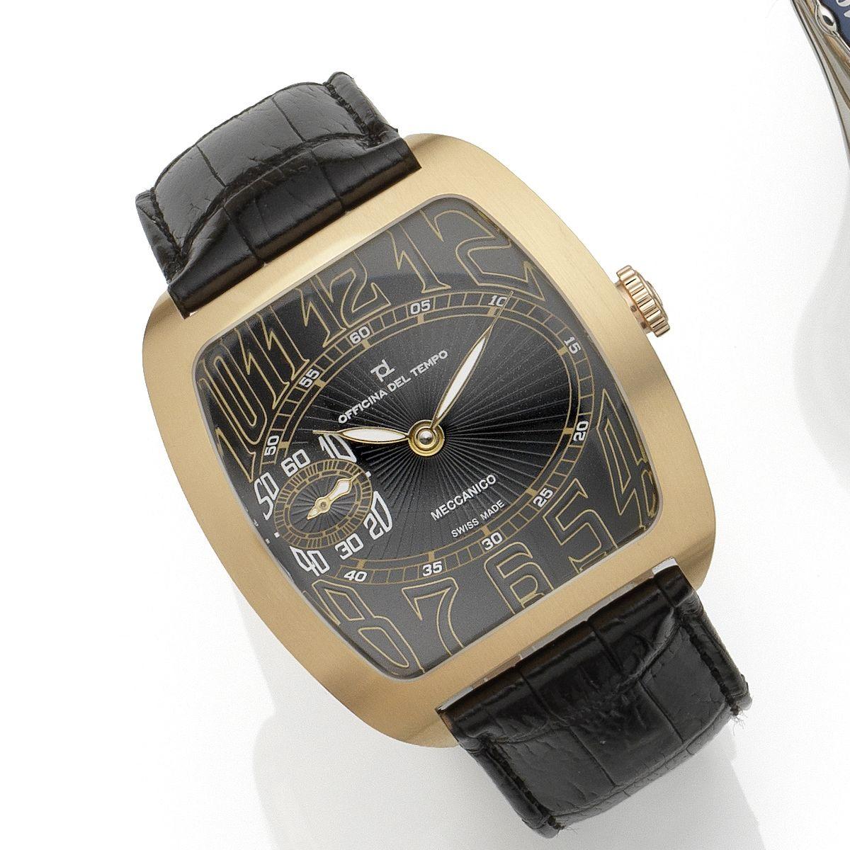 OFFICINA DEL TEMPO Marakech OTG001 18k rose gold Black | Watches 