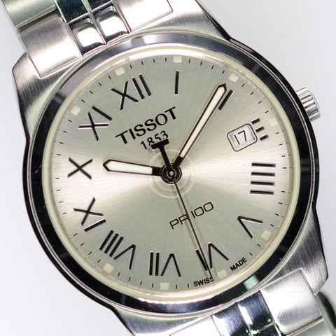 TISSOT PR100 Silver T049410B Mens Wristwatch Made in