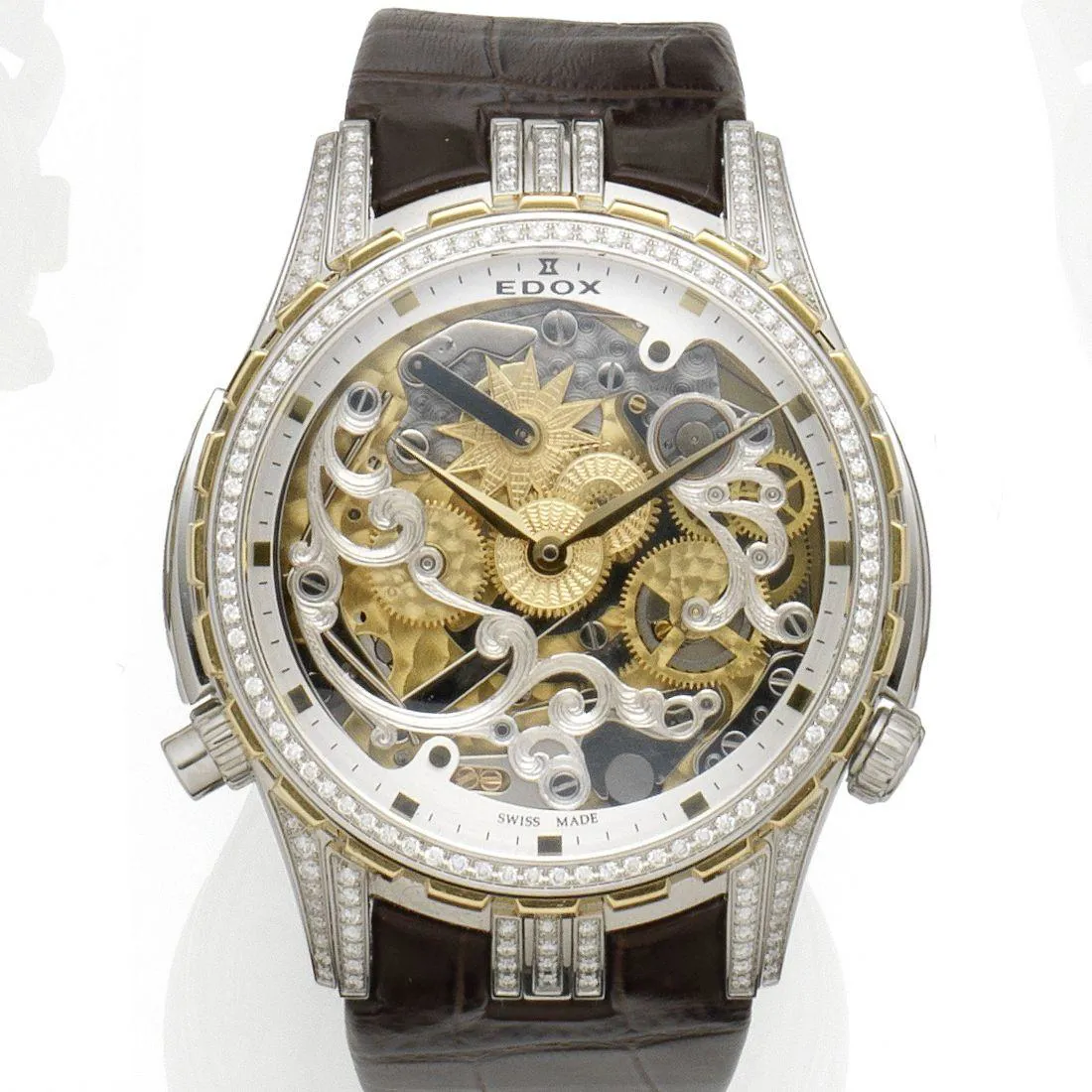 Edox Grand Ocean Cape Horn 575320 Stainless steel and gold Skeletonized  2011 United Kingdom | Watches and Wristwatches including the Collection of  a European Nobleman | Lot 242 | EveryWatch