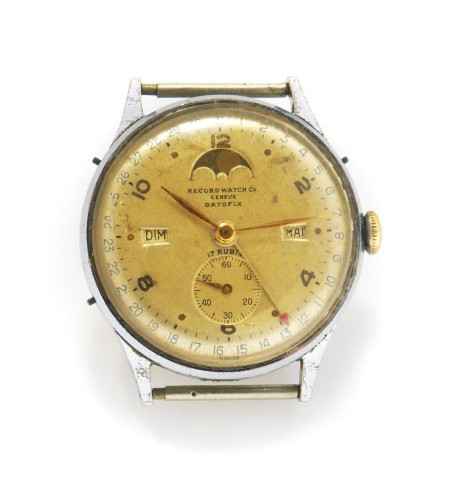 Record Watch Company Datofix Stainless steel Silver 1940 | Watches