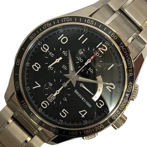 Seiko Chronograph NC77-006 Stainless steel Black | Dealer | EveryWatch