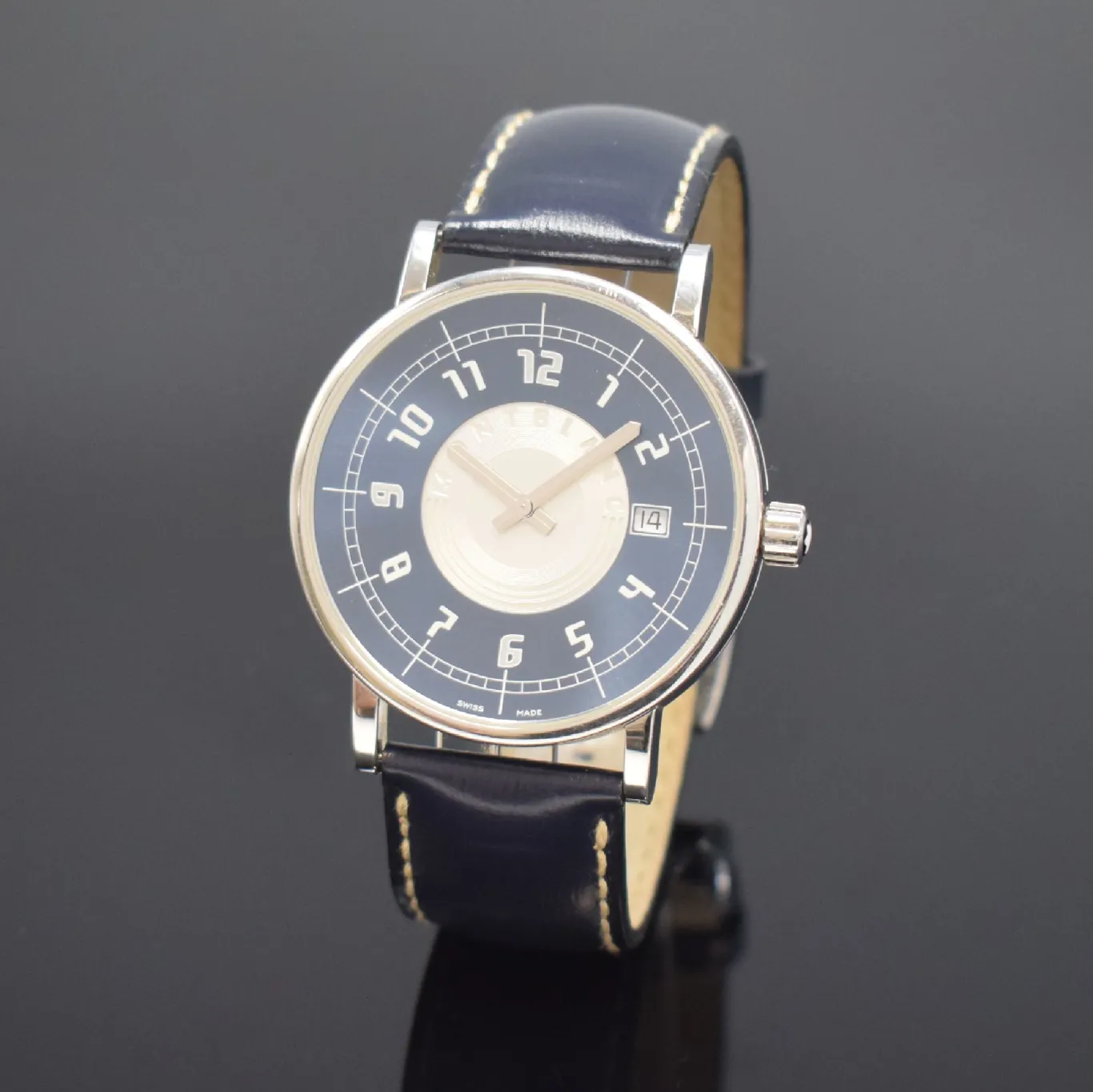 Montblanc Summit 7045 Stainless steel Blue Luxembourg | Collector watches |  Lot 06-03067 | EveryWatch