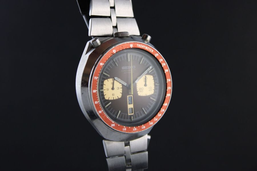 Seiko Chronograph 6138-0040 Stainless steel Brown United