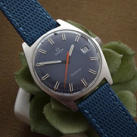 Omega Genève 136.041 Stainless steel Blue 1968 | Dealer | EveryWatch