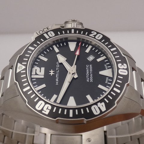 Hamilton Khaki Navy Frogman H776050 Stainless steel Black 2023