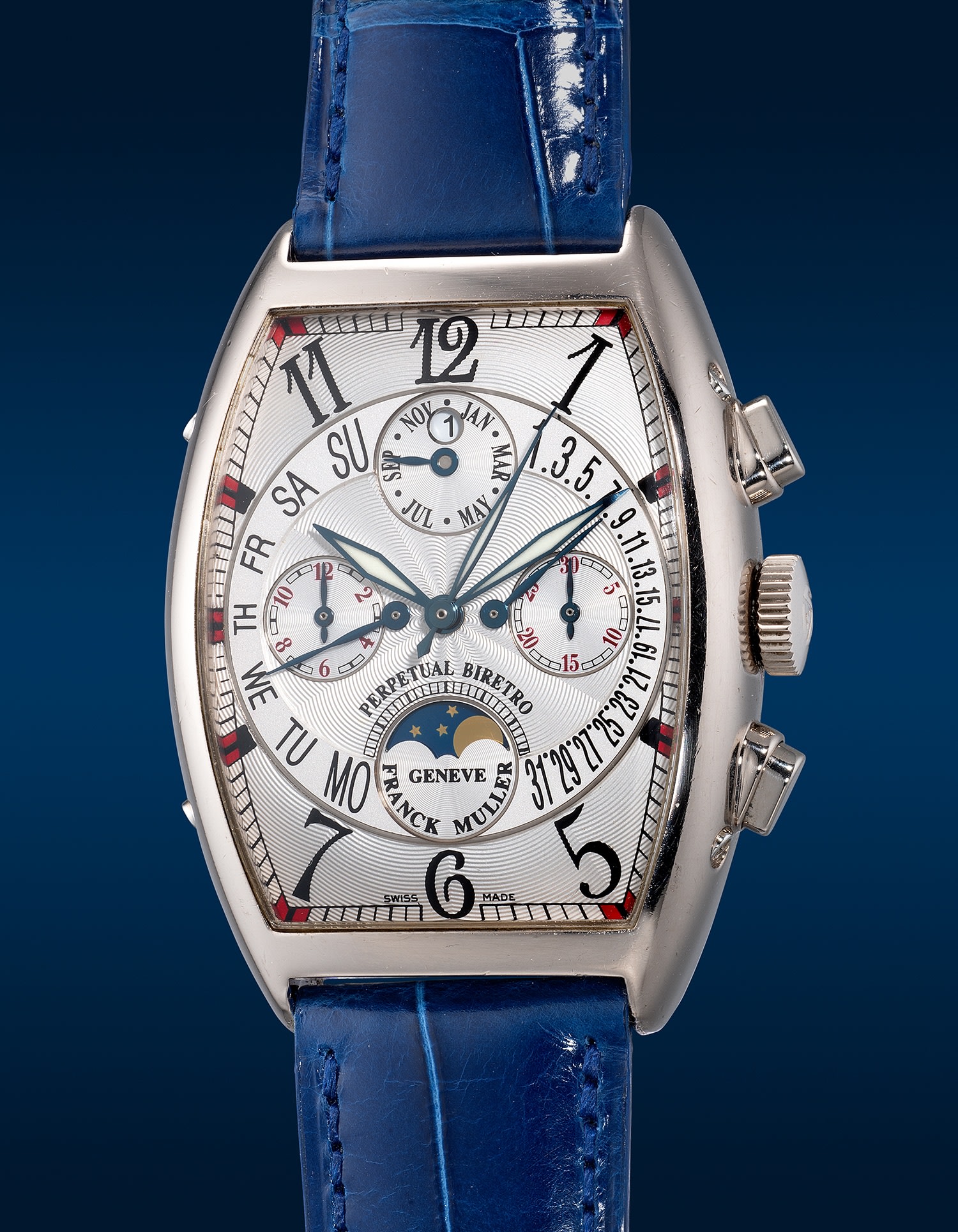 Franck Muller Perpetual Biretrograde 6850 CC QPB White gold
