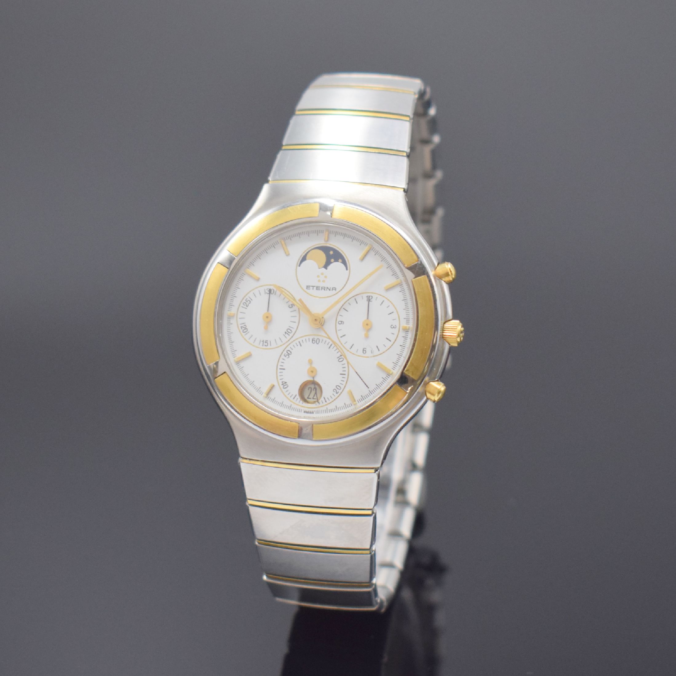 Eterna Airforce 850.4334.42 S Yellow gold and Stainless steel 