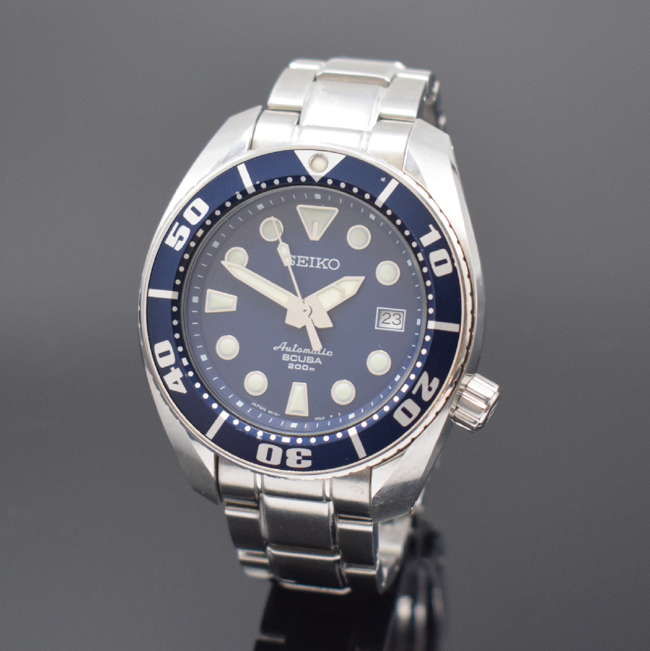 Seiko Scuba 6R15-00G0 Stainless steel Blue | Watches | Lot 11 