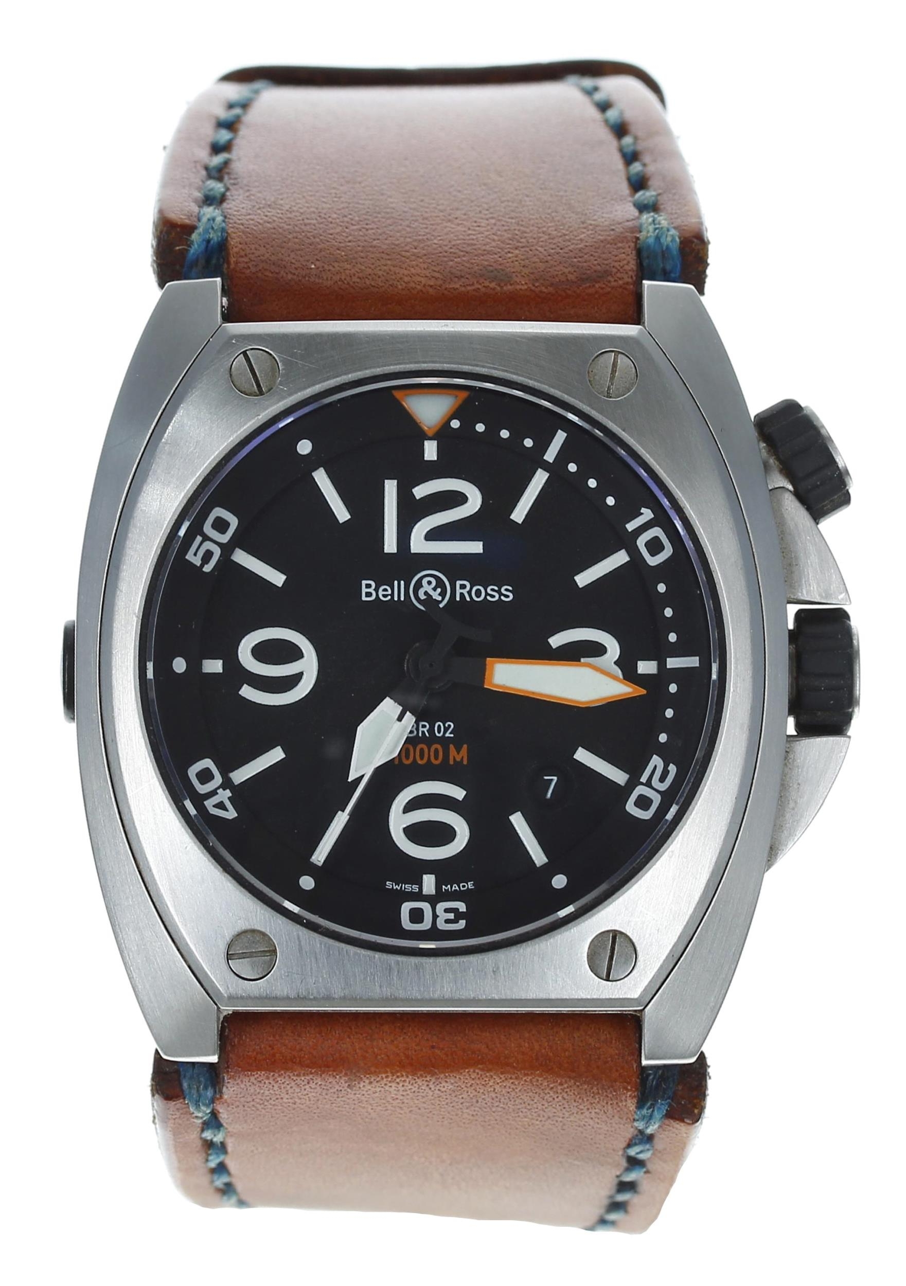 Bell & Ross BR 02 BR02-20-S-01392 Stainless steel Black | Watches