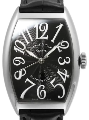 Franck Muller Cintree Curvex 5850 SC Stainless steel Black Japan | Dealer |  EveryWatch