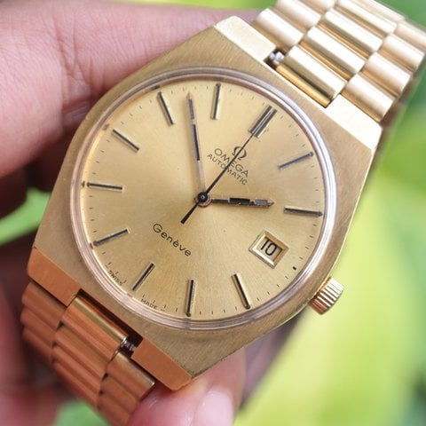 Omega Genève 166.099 Stainless steel Golden 1973 | Dealer | EveryWatch