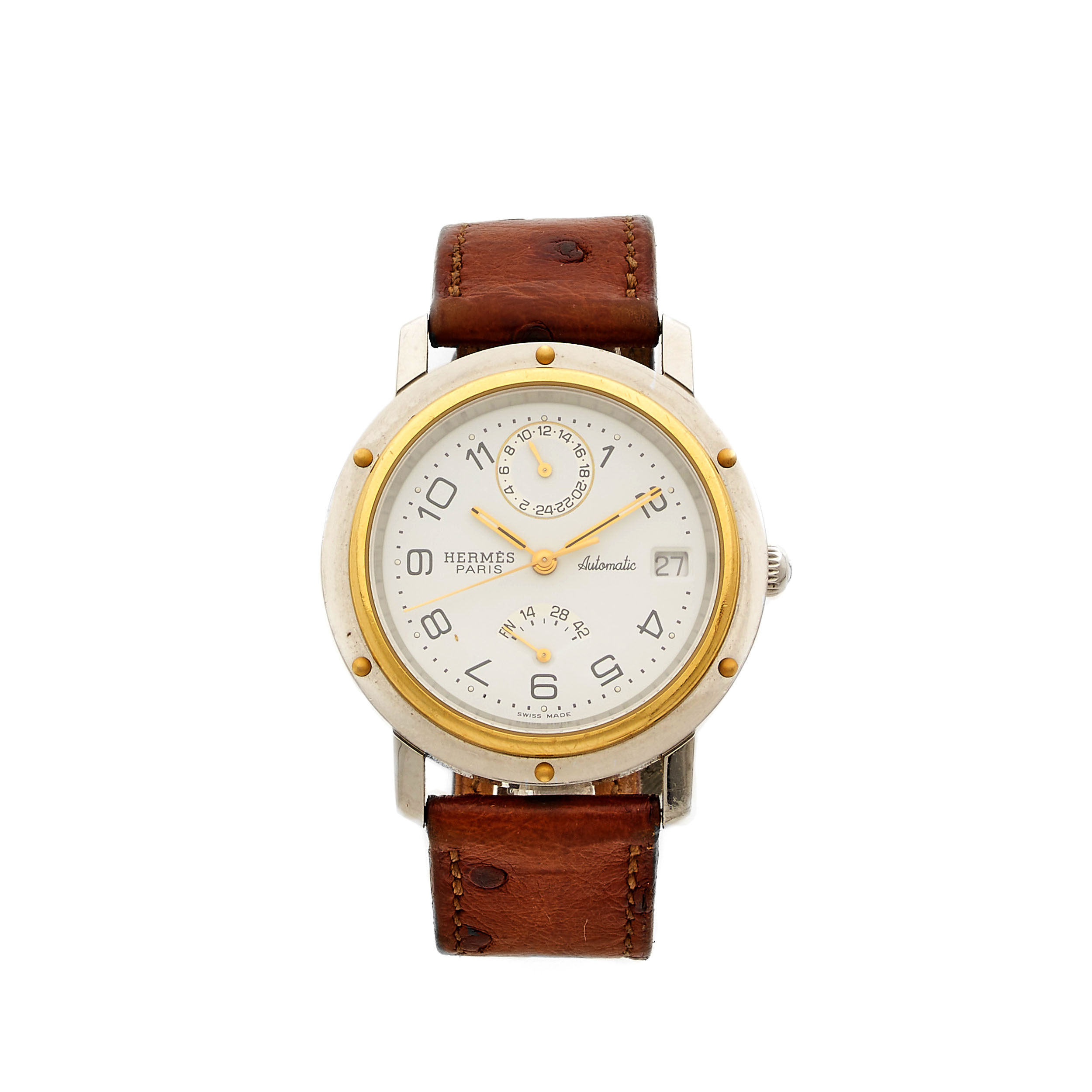J*️様 HERMES CLIPPER Hermès Clipper CL5.720 Stainless steel White 2000 | Collector's