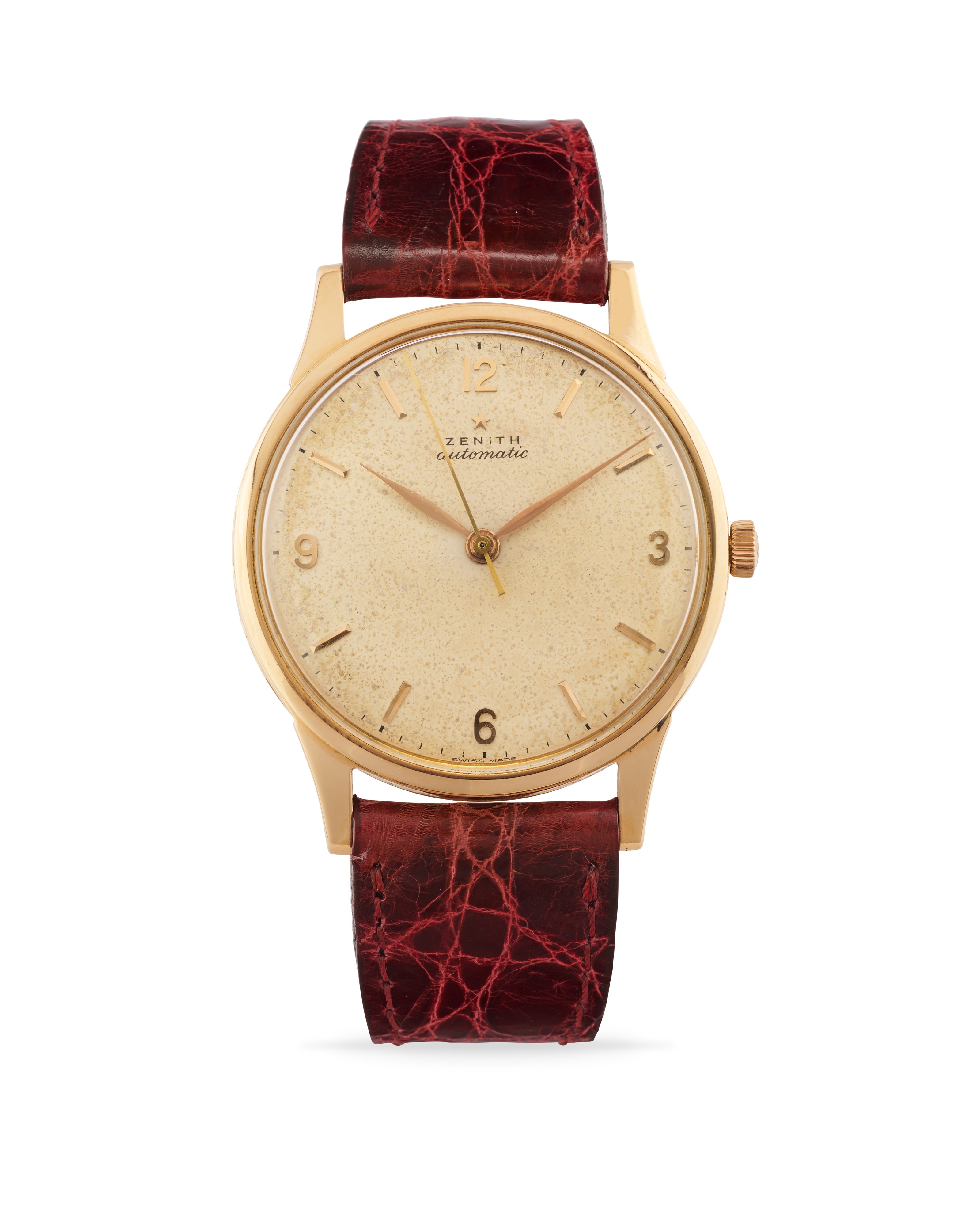 Zenith Stellina Rose gold Cream 1950 Italy Watches Lot 44