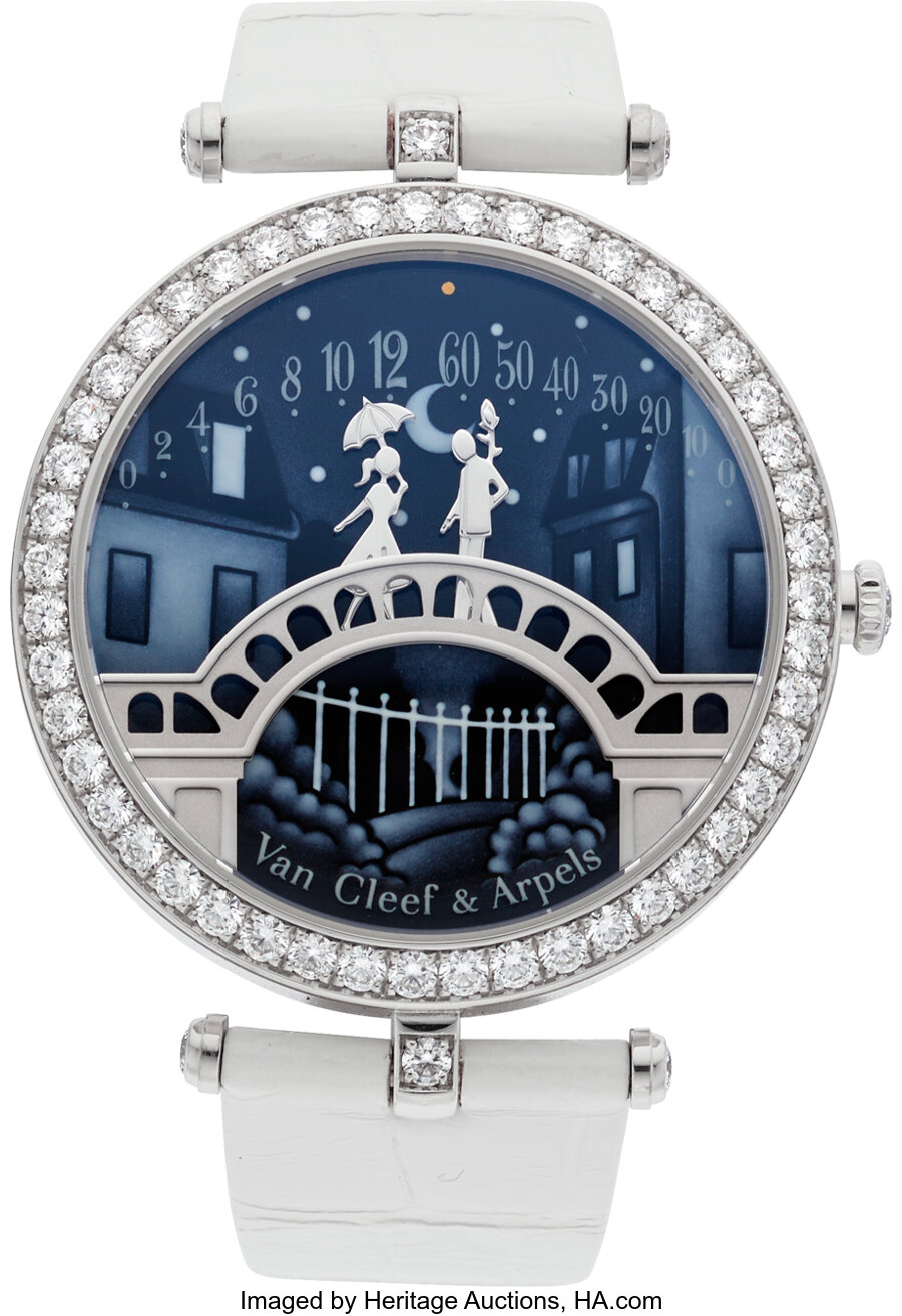 Van Cleef & Arpels 3480170 White gold and Diamond Blue | The Susan