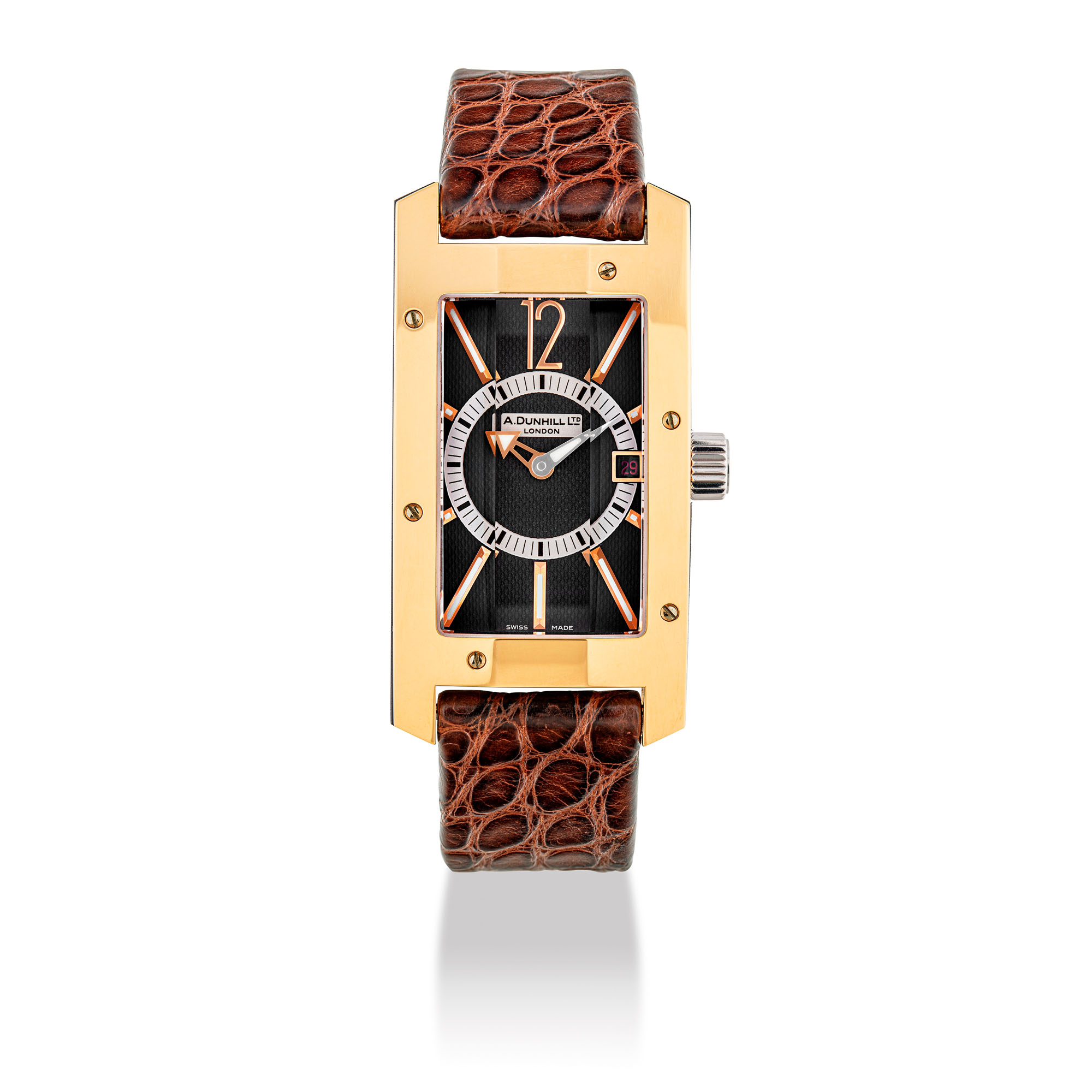 Dunhill Rose gold and White gold Black 2000 | Single Owner Watches