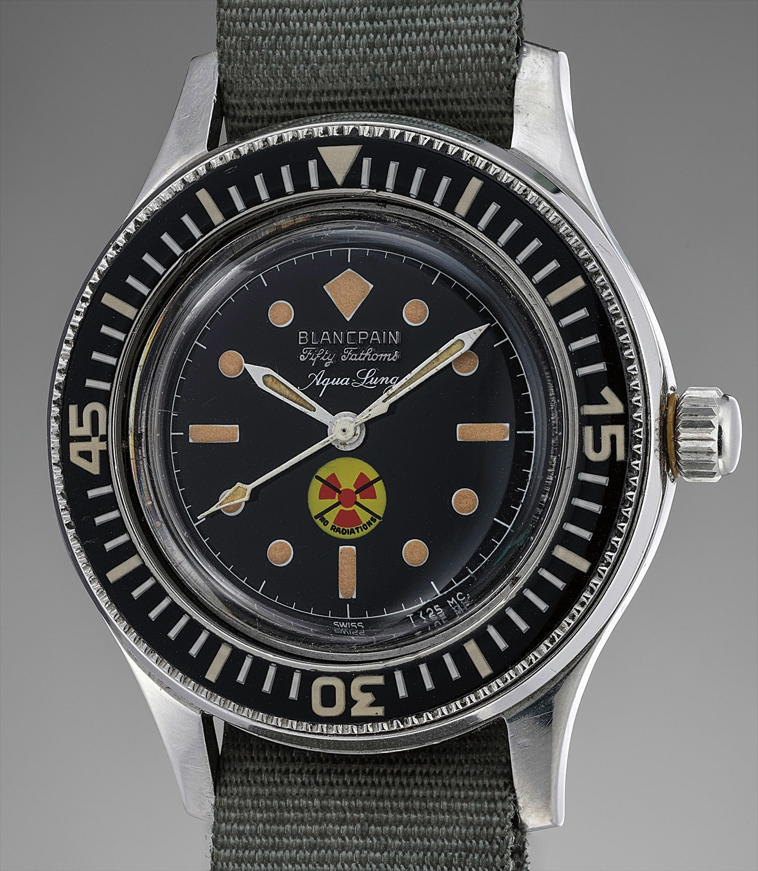 Blancpain Fifty Fathoms Aqua-Lung Stainless steel Black 1967 | The
