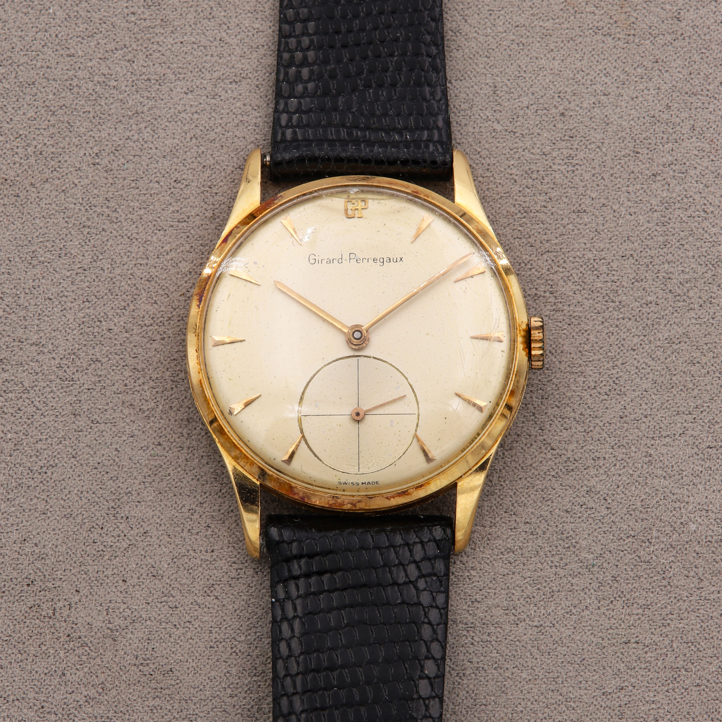 Girard-Perregaux Yellow gold Silver 1960 Italy | Watches
