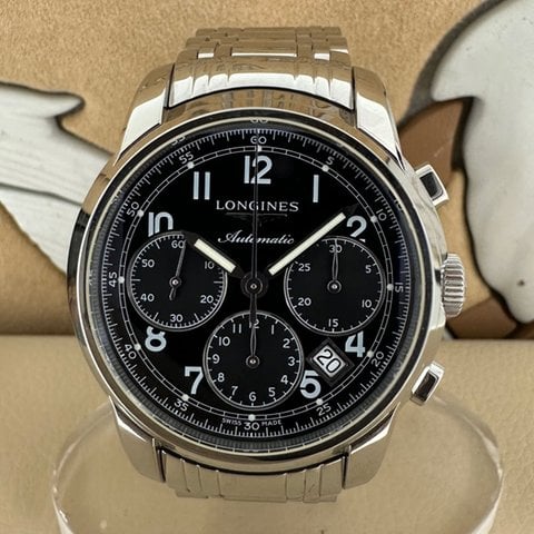 Longines Saint Imier L2.752.4 Stainless steel Black 2020 | Dealer