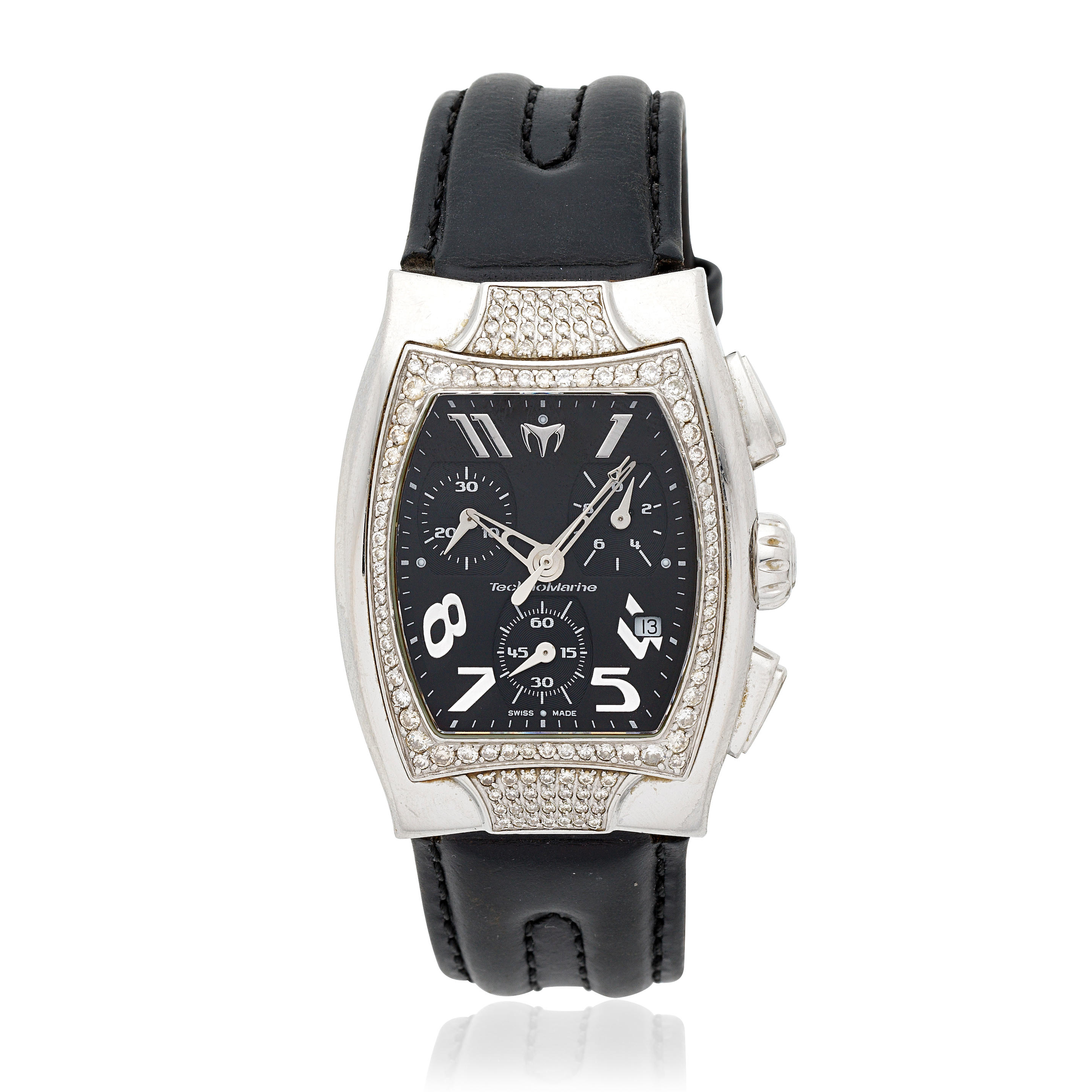 Technomarine Stainless steel and Diamond Black United  display picture 2
