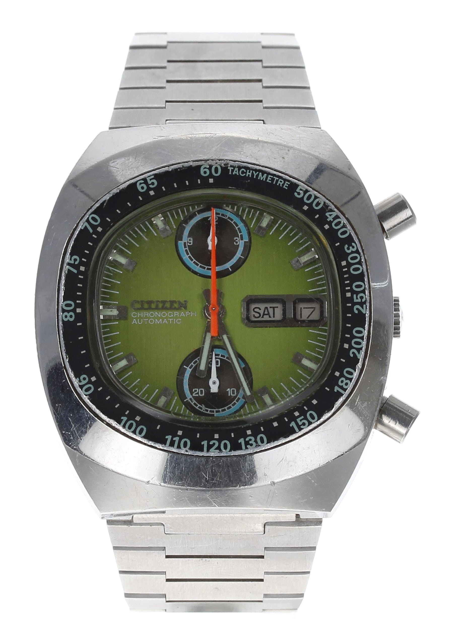 Citizen 4-901070-Y Stainless steel Green | The Watch Auction - Two