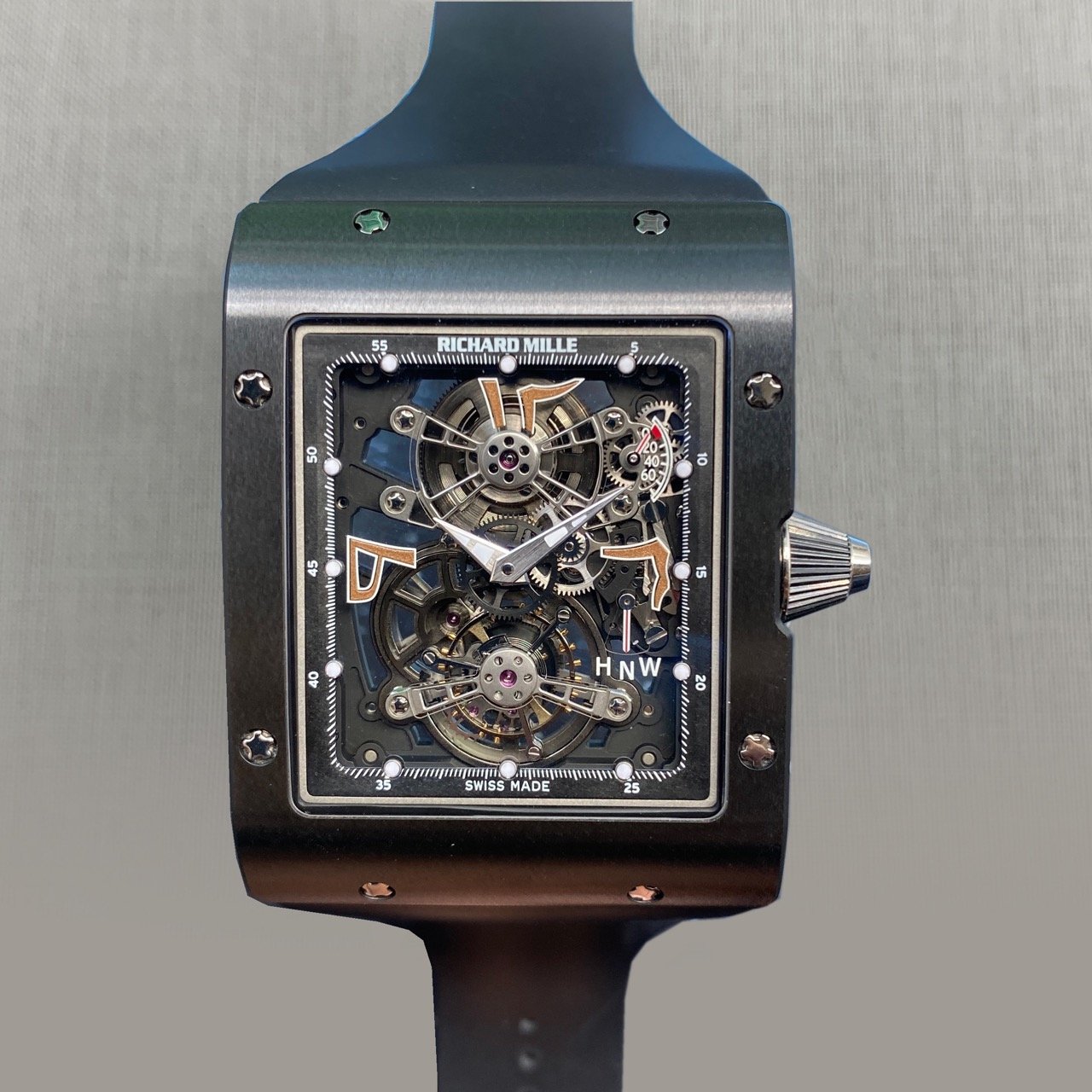 Richard Mille Extra Flat Tourbillon RM017 Titanium Skeletonized
